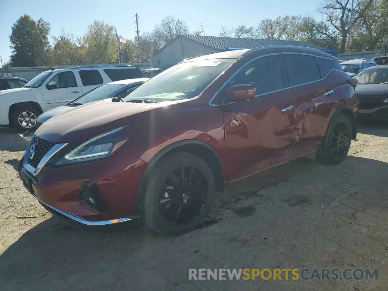 1 fotografías del automóvil dañado 5N1AZ2CJ0MC113750 NISSAN MURANO 2021