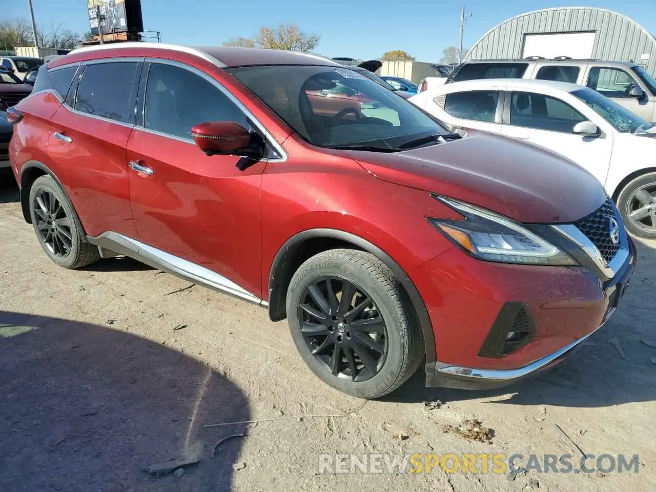 4 fotografías del automóvil dañado 5N1AZ2CJ0MC113750 NISSAN MURANO 2021
