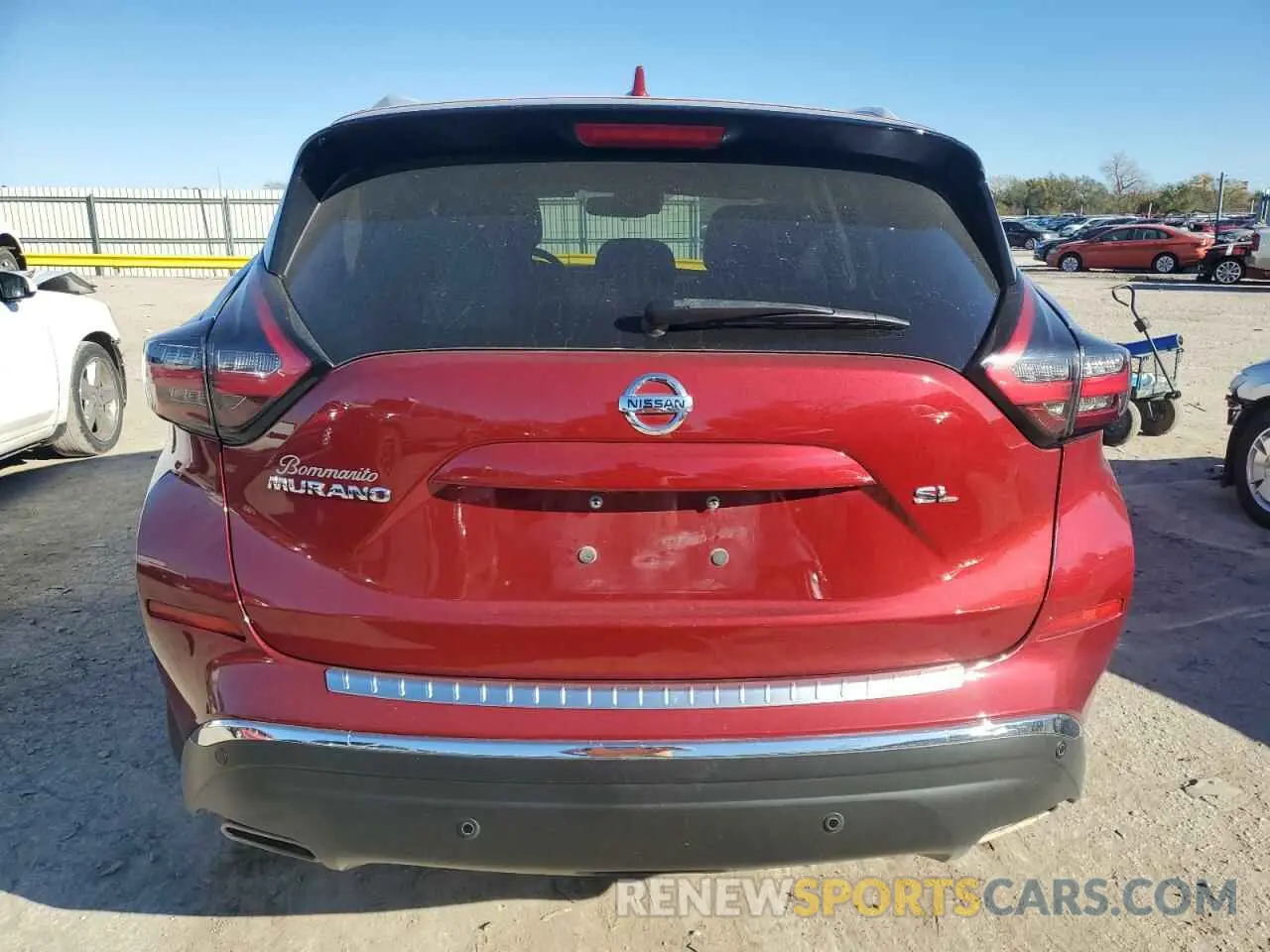 6 fotografías del automóvil dañado 5N1AZ2CJ0MC113750 NISSAN MURANO 2021
