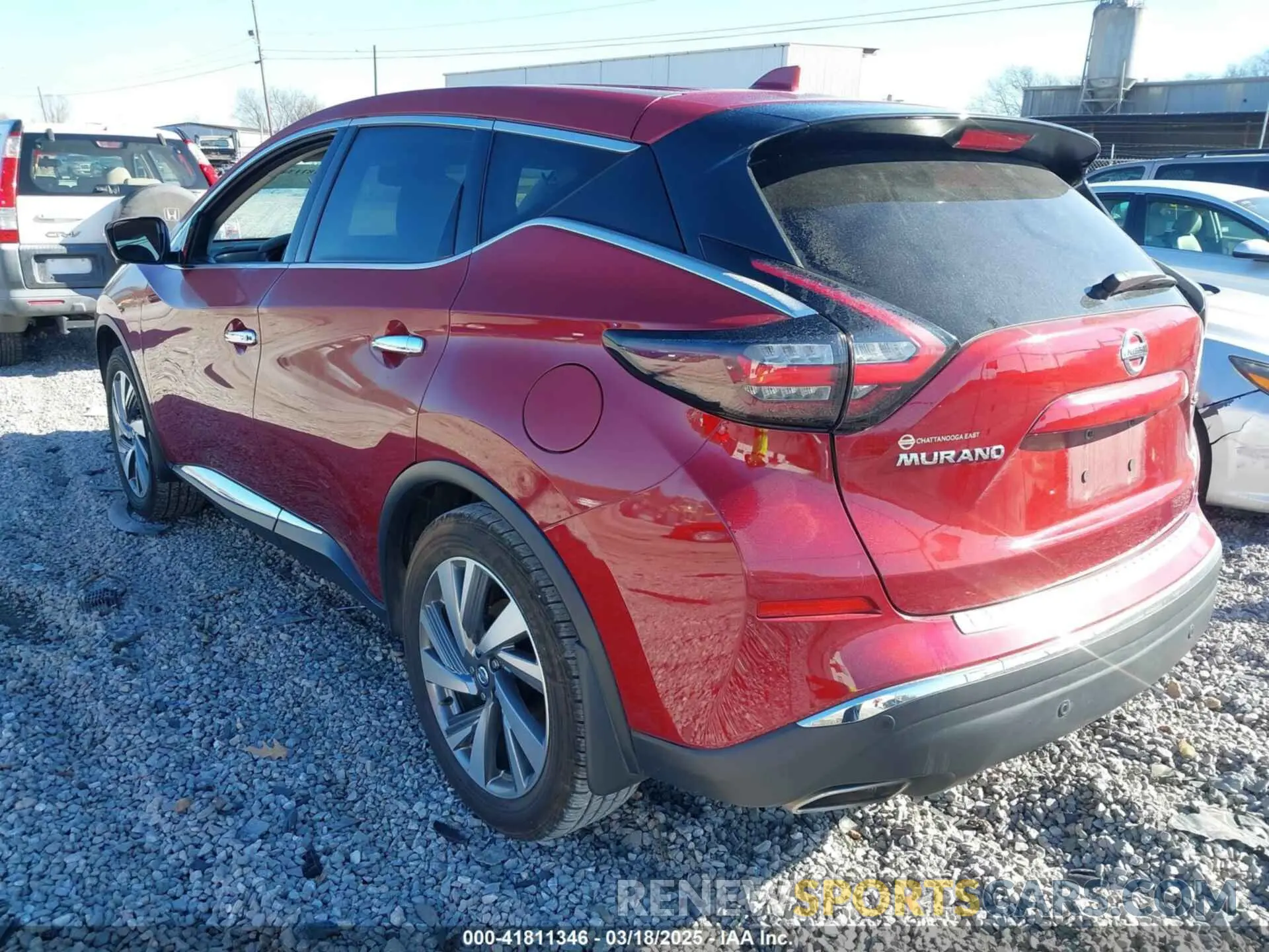 3 fotografías del automóvil dañado 5N1AZ2CJ4MC103044 NISSAN MURANO 2021