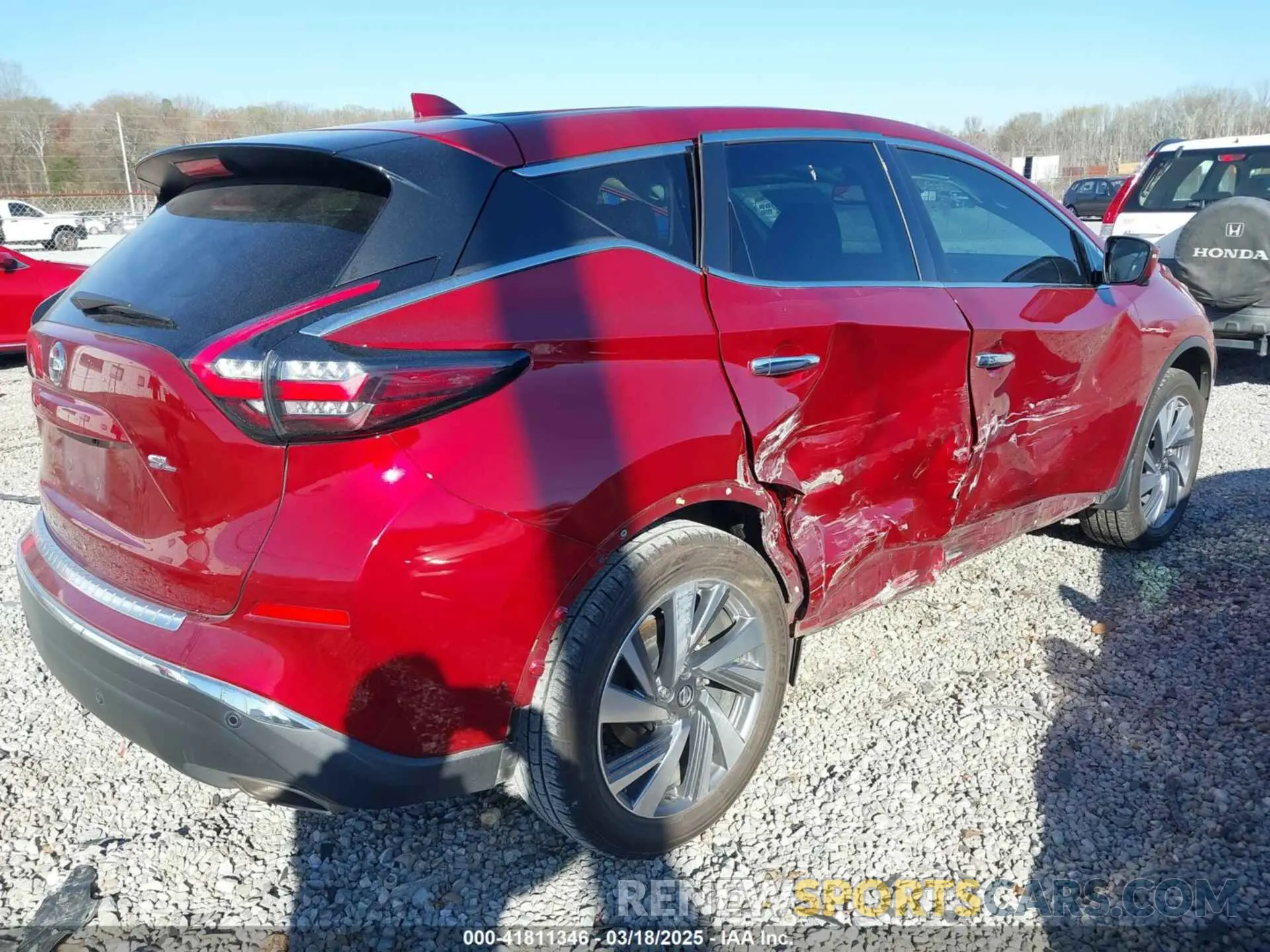 4 fotografías del automóvil dañado 5N1AZ2CJ4MC103044 NISSAN MURANO 2021
