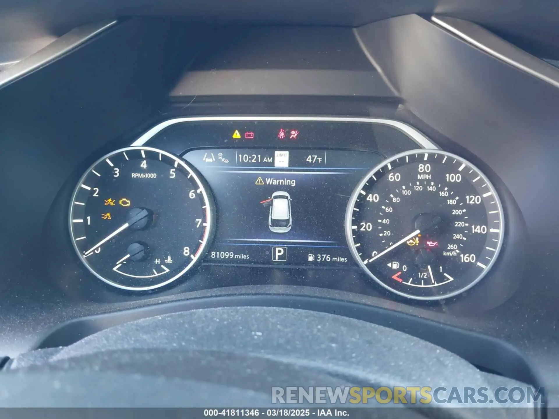 7 fotografías del automóvil dañado 5N1AZ2CJ4MC103044 NISSAN MURANO 2021