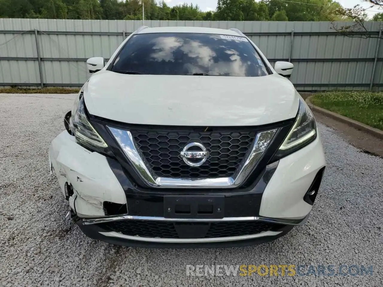 5 fotografías del automóvil dañado 5N1AZ2CJ7MC117570 NISSAN MURANO 2021
