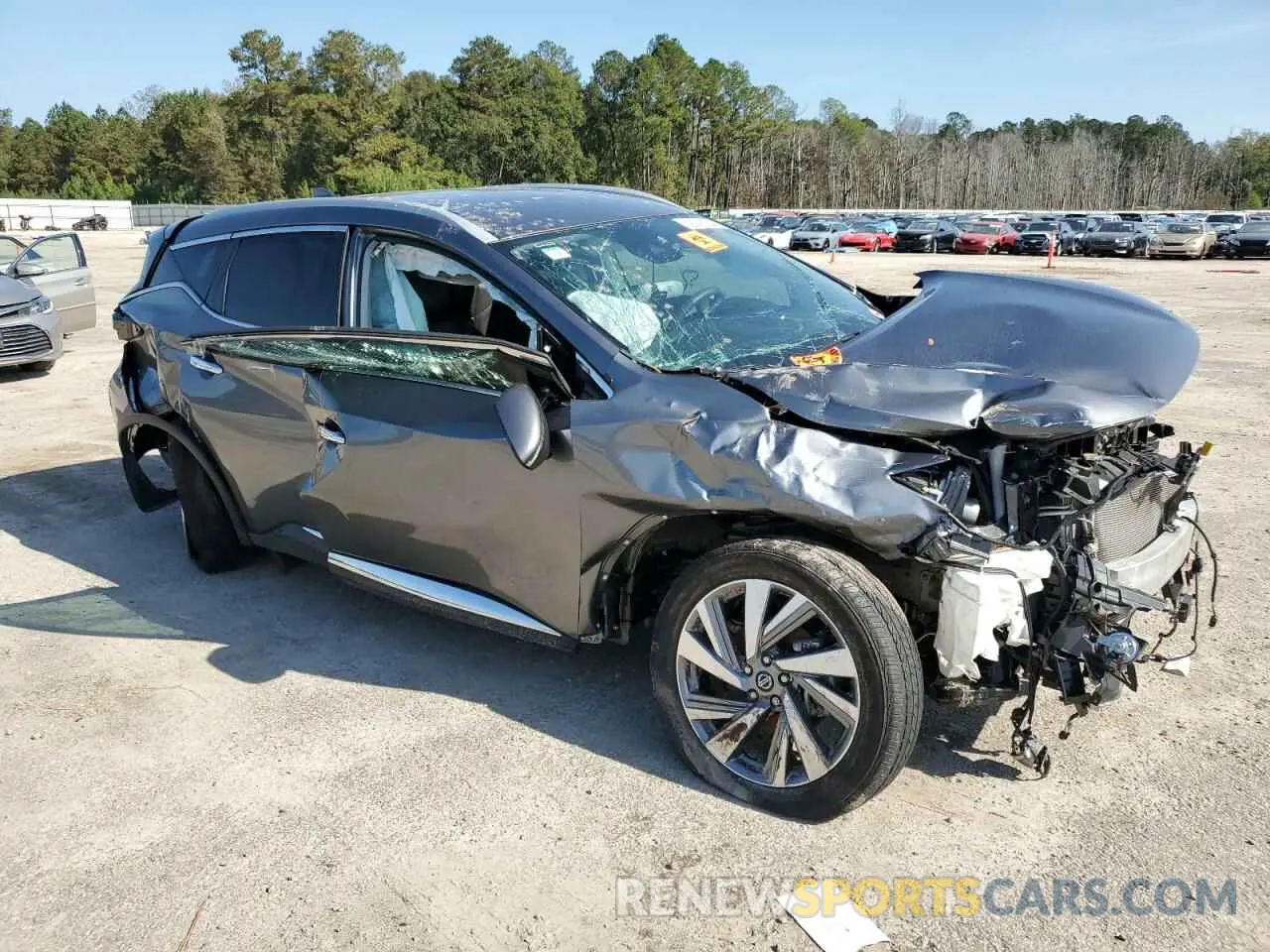 4 fotografías del automóvil dañado 5N1AZ2CJ8MC116086 NISSAN MURANO 2021