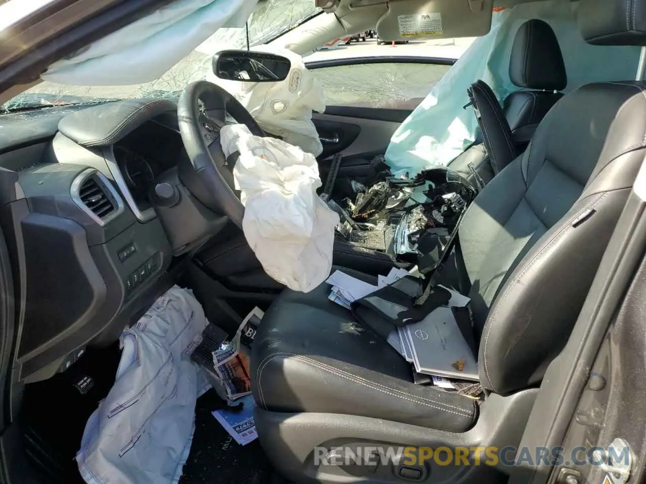 7 fotografías del automóvil dañado 5N1AZ2CJ8MC116086 NISSAN MURANO 2021