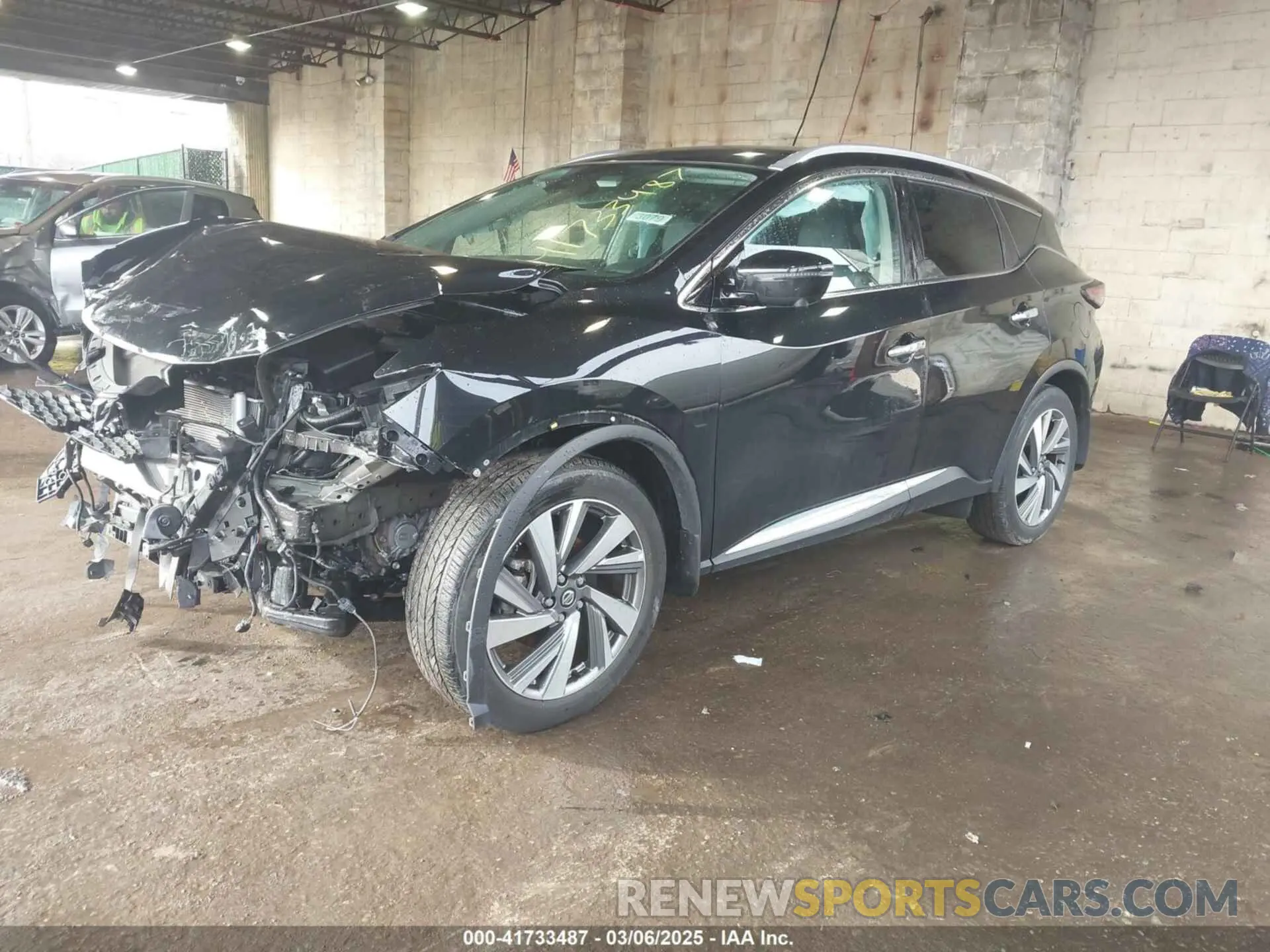 2 fotografías del automóvil dañado 5N1AZ2CJXMC123492 NISSAN MURANO 2021