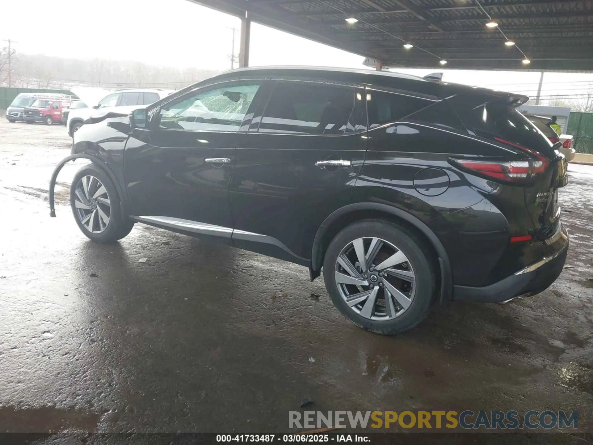 3 fotografías del automóvil dañado 5N1AZ2CJXMC123492 NISSAN MURANO 2021