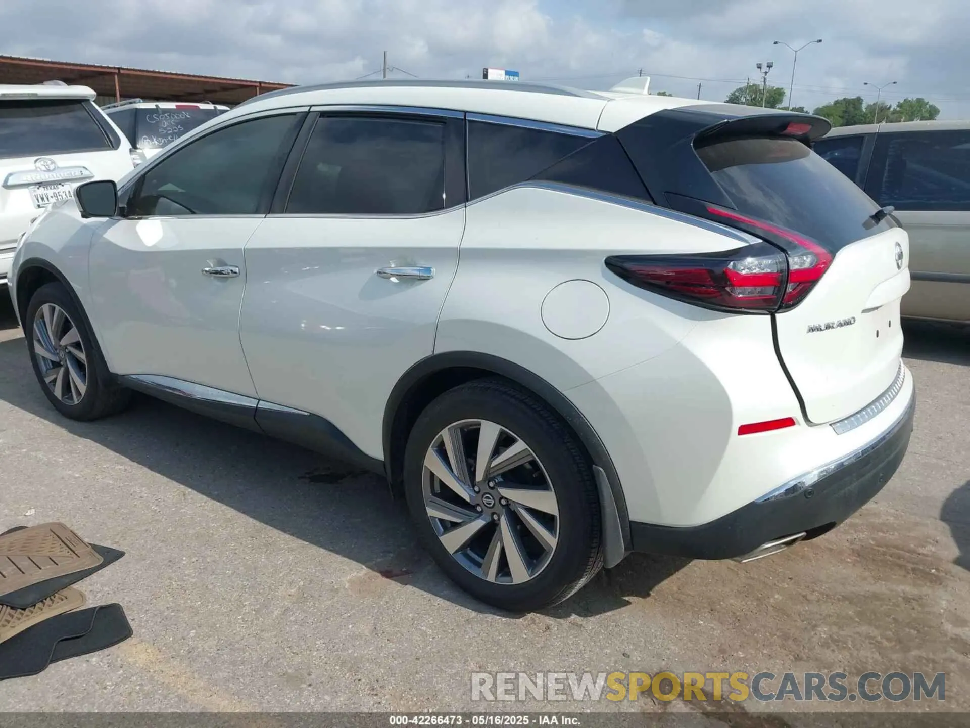 3 fotografías del automóvil dañado 5N1AZ2CJXMC132466 NISSAN MURANO 2021