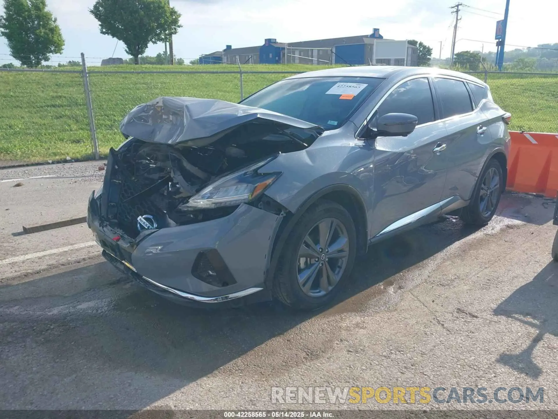 2 fotografías del automóvil dañado 5N1AZ2CS1MC125236 NISSAN MURANO 2021