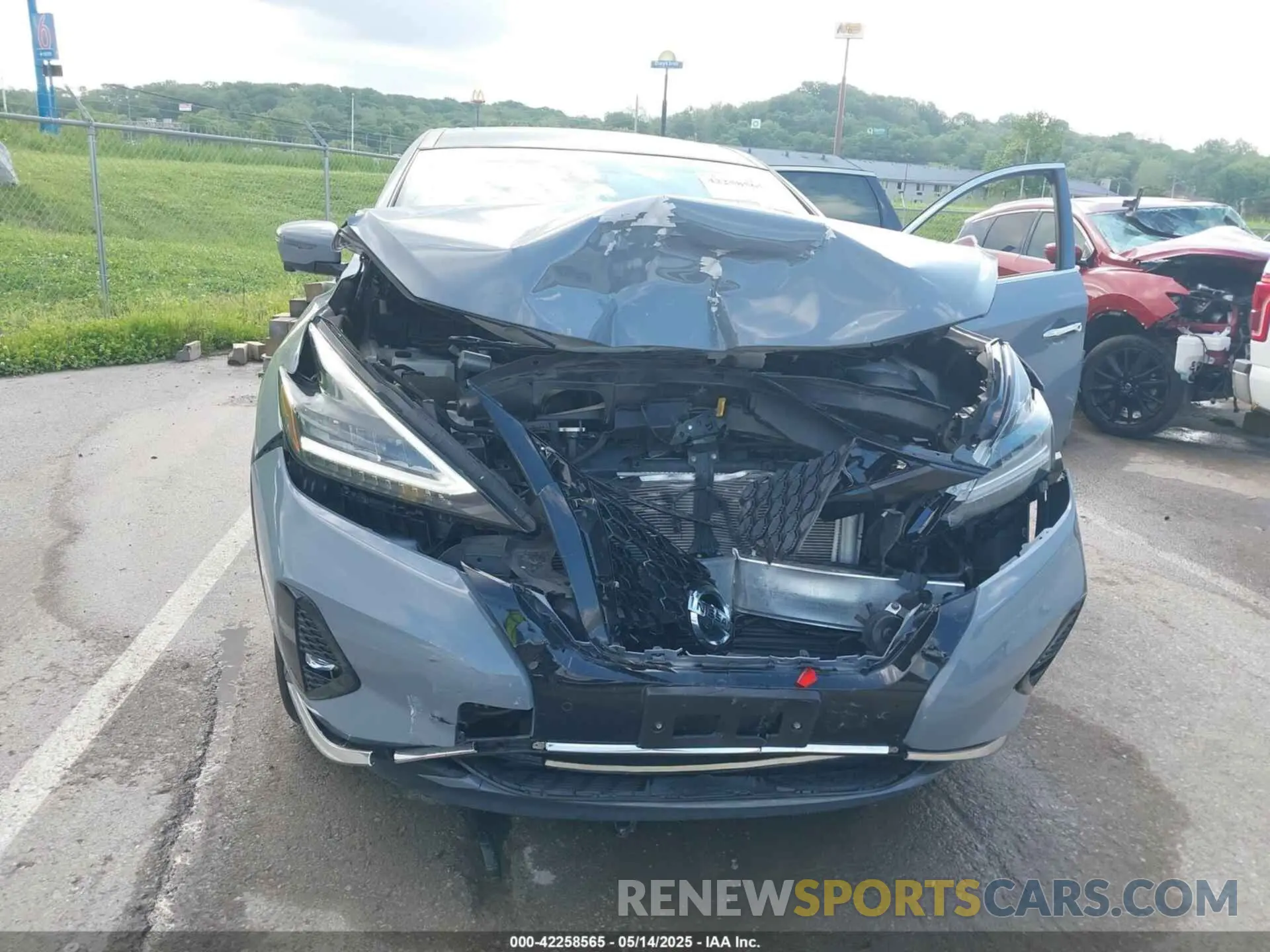 6 fotografías del automóvil dañado 5N1AZ2CS1MC125236 NISSAN MURANO 2021