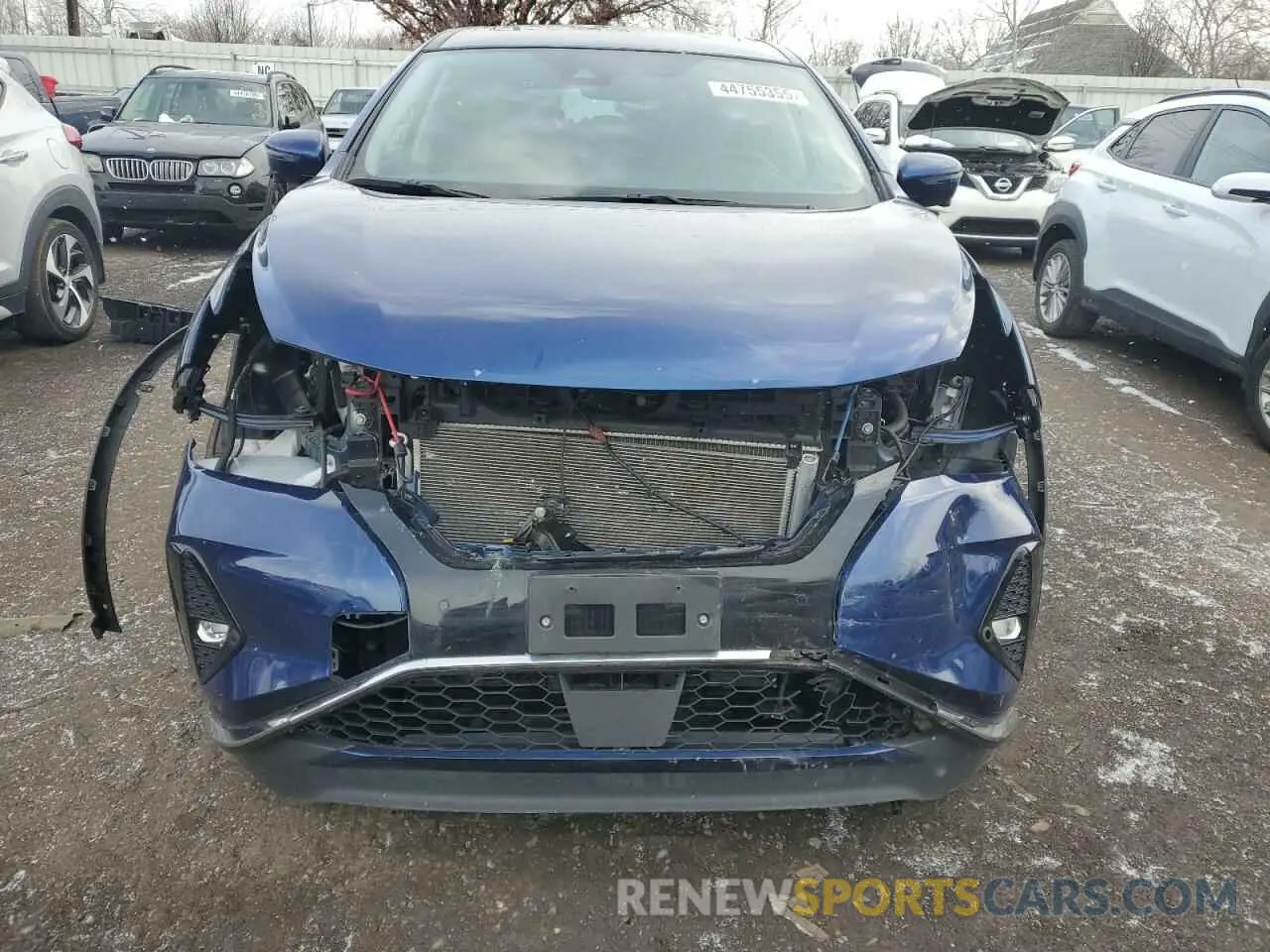 5 fotografías del automóvil dañado 5N1AZ2CS3MC121379 NISSAN MURANO 2021