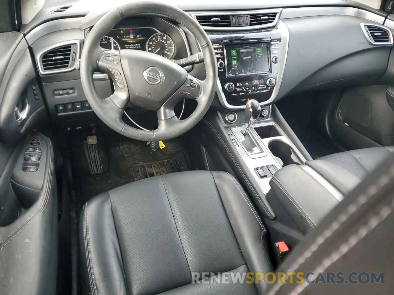 8 fotografías del automóvil dañado 5N1AZ2CS3MC121379 NISSAN MURANO 2021