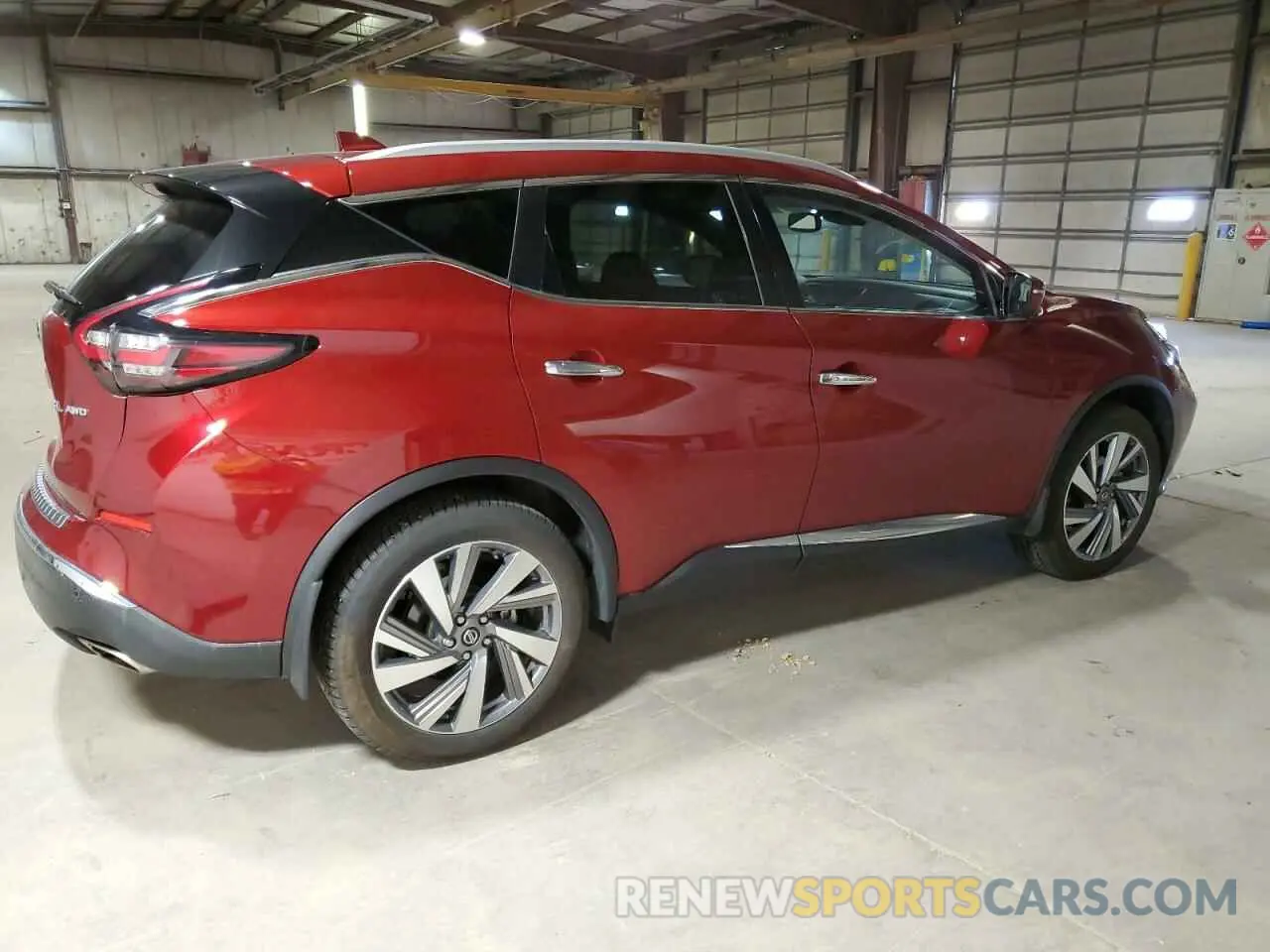 3 fotografías del automóvil dañado 5N1AZ2CS6MC127547 NISSAN MURANO 2021