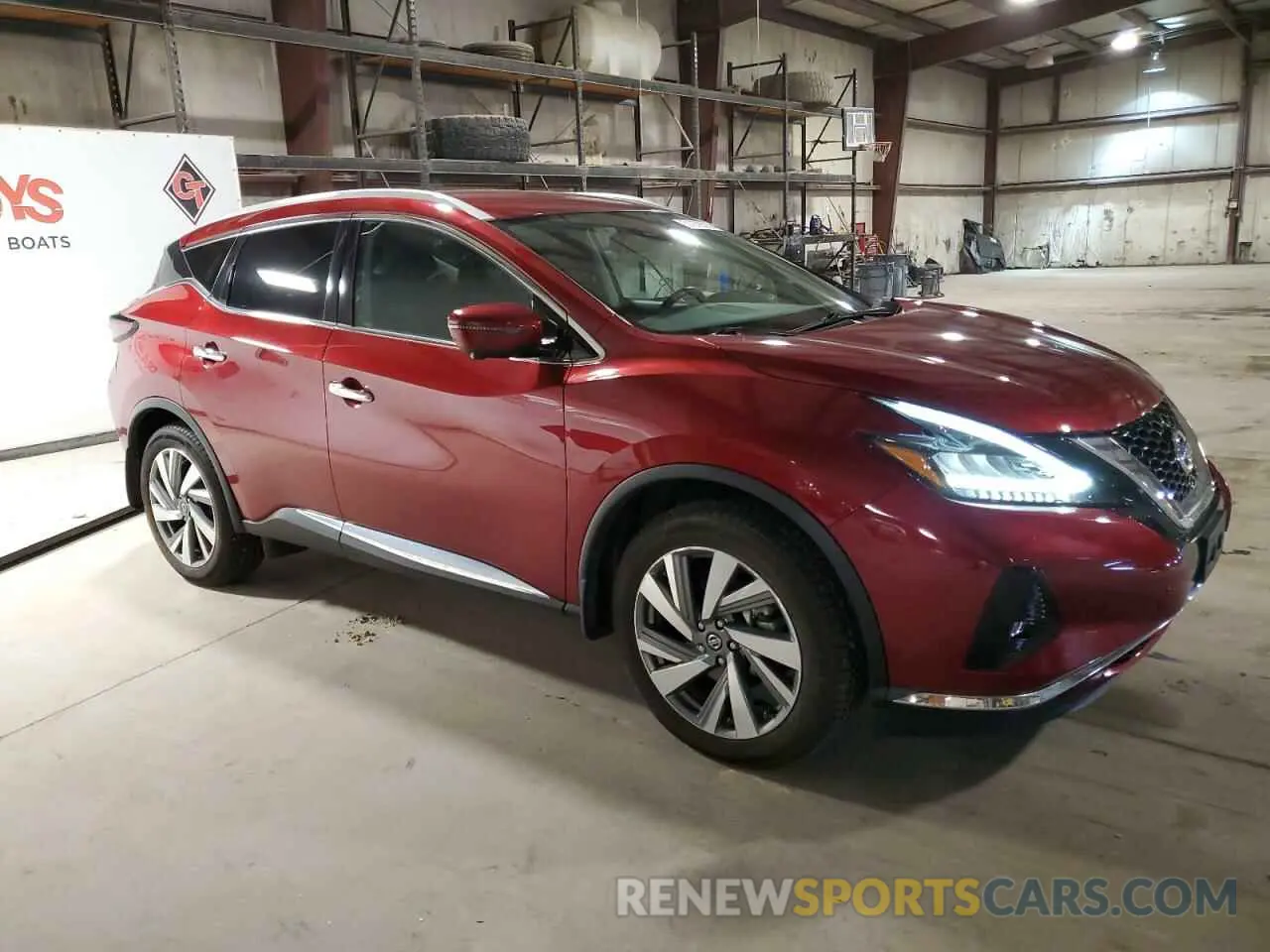 4 fotografías del automóvil dañado 5N1AZ2CS6MC127547 NISSAN MURANO 2021