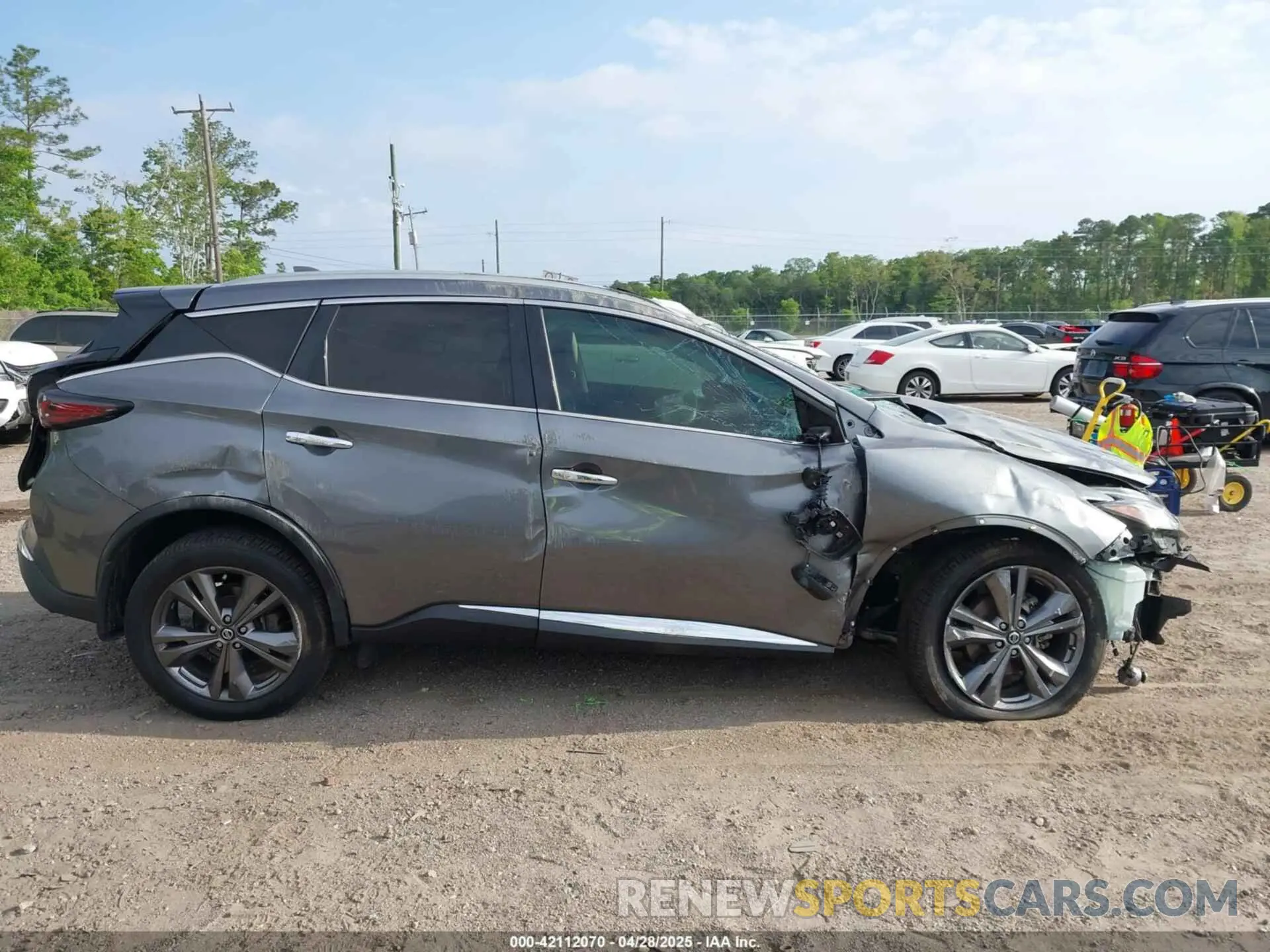 13 fotografías del automóvil dañado 5N1AZ2DJ0MC104920 NISSAN MURANO 2021