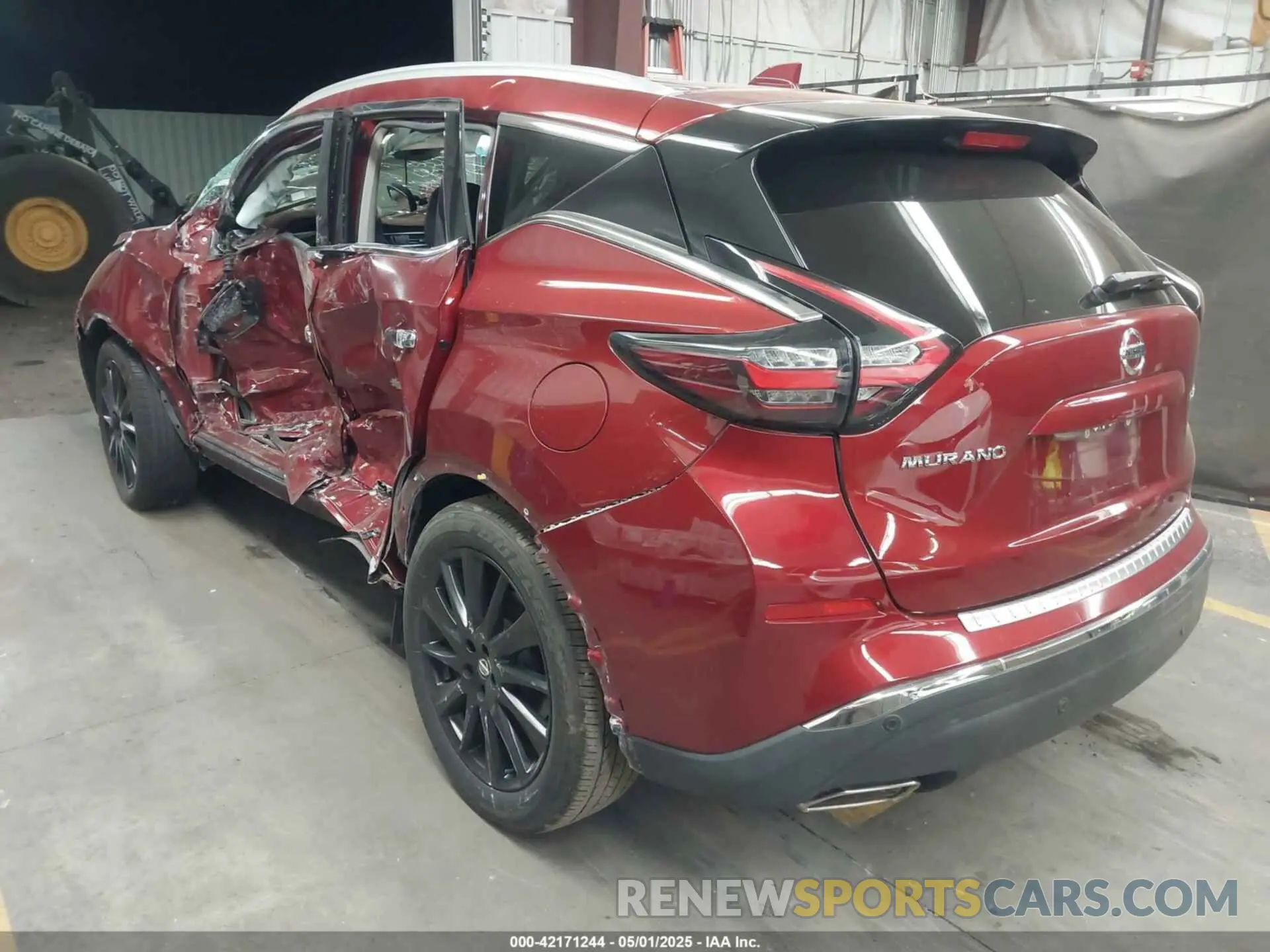 3 fotografías del automóvil dañado 5N1AZ2DJ0MC109969 NISSAN MURANO 2021