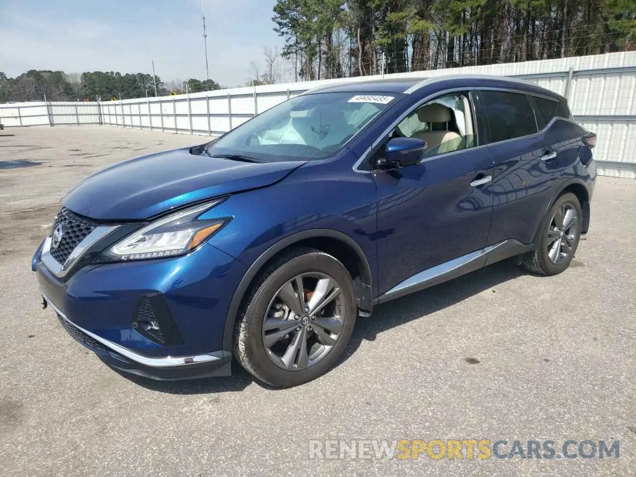 1 fotografías del automóvil dañado 5N1AZ2DJ3MC134848 NISSAN MURANO 2021