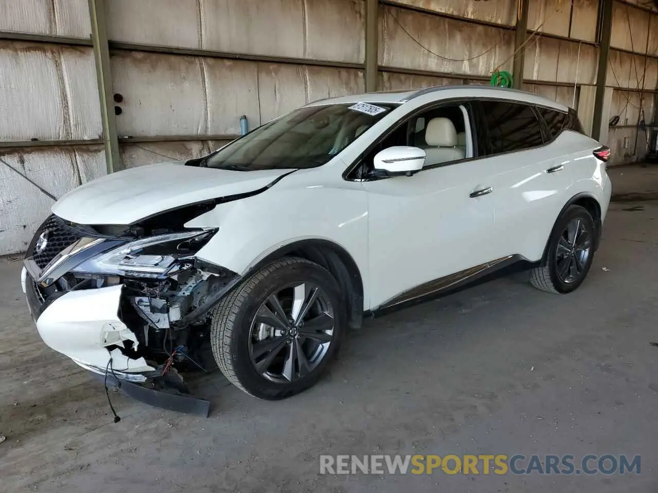 1 fotografías del automóvil dañado 5N1AZ2DJ9MC145272 NISSAN MURANO 2021