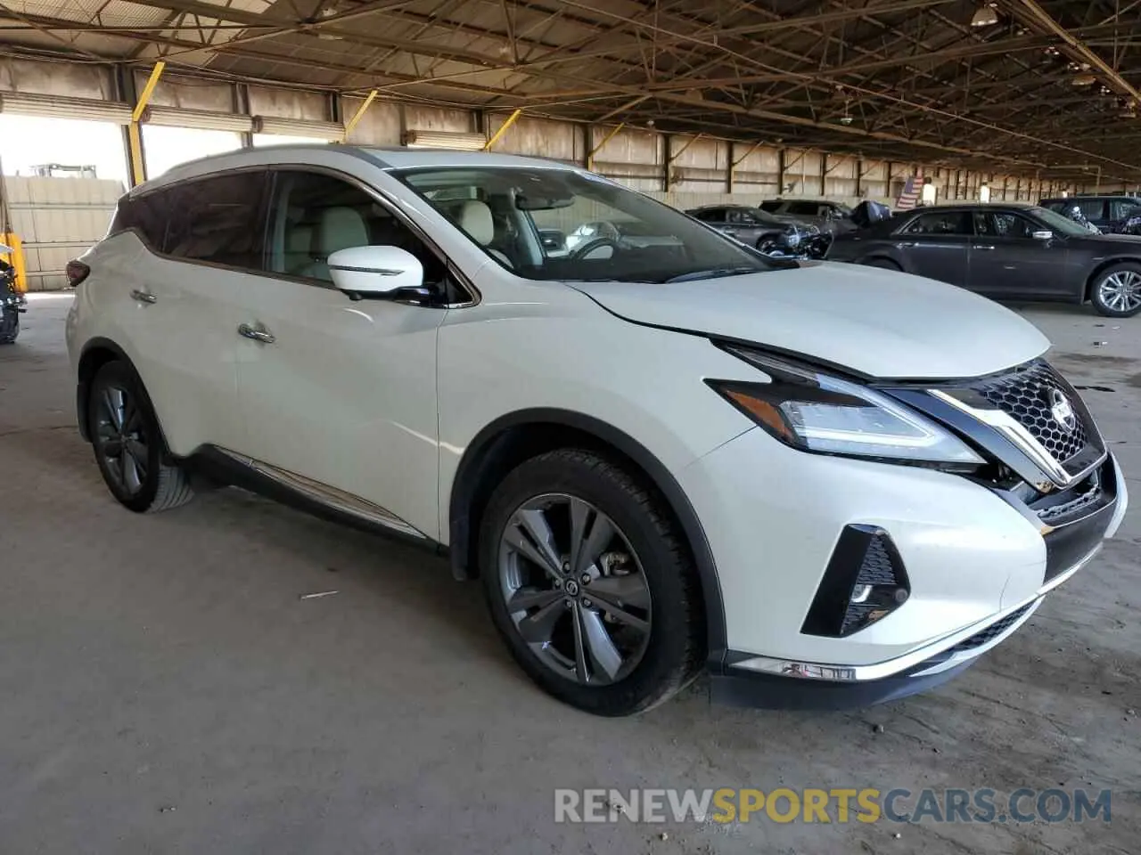 4 fotografías del automóvil dañado 5N1AZ2DJ9MC145272 NISSAN MURANO 2021