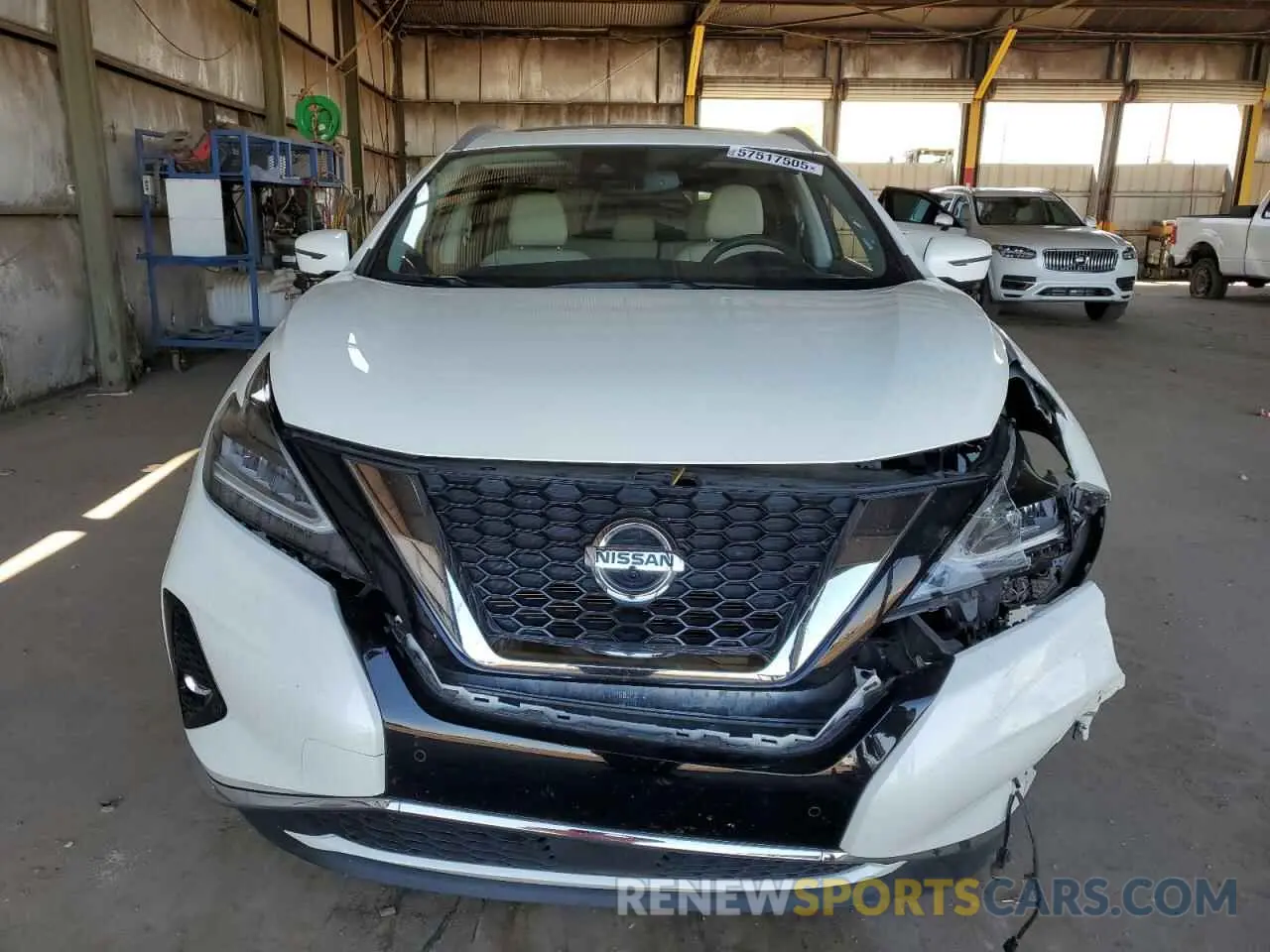 5 fotografías del automóvil dañado 5N1AZ2DJ9MC145272 NISSAN MURANO 2021