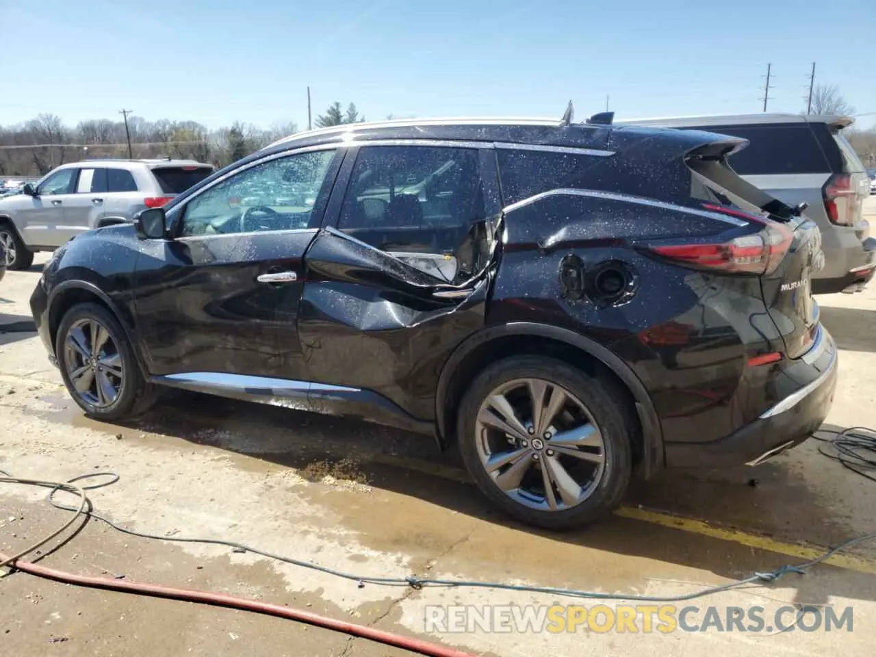 2 fotografías del automóvil dañado 5N1AZ2DS1MC123310 NISSAN MURANO 2021