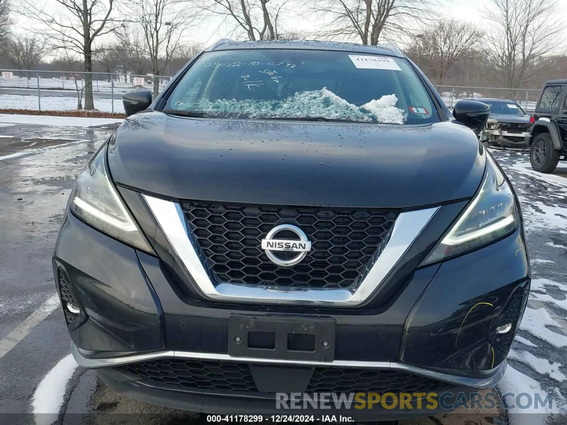12 fotografías del automóvil dañado 5N1AZ2DS3MC144126 NISSAN MURANO 2021