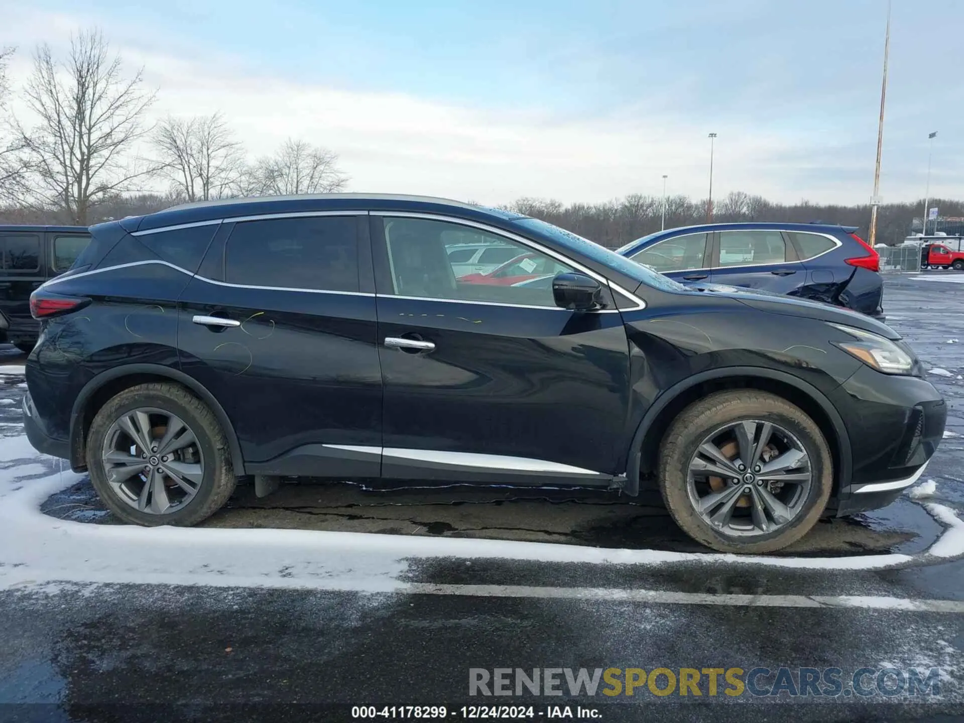 13 fotografías del automóvil dañado 5N1AZ2DS3MC144126 NISSAN MURANO 2021