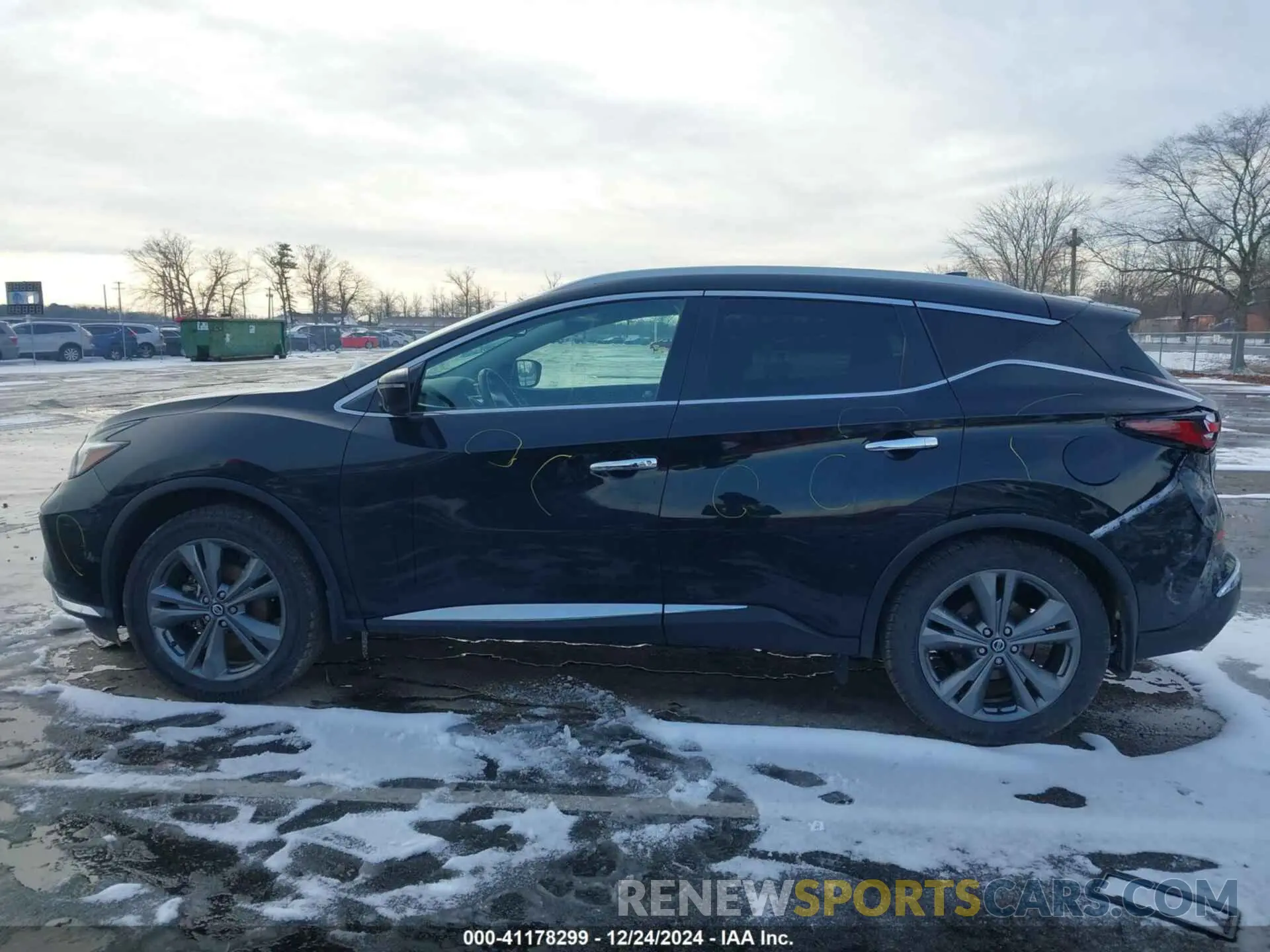14 fotografías del automóvil dañado 5N1AZ2DS3MC144126 NISSAN MURANO 2021