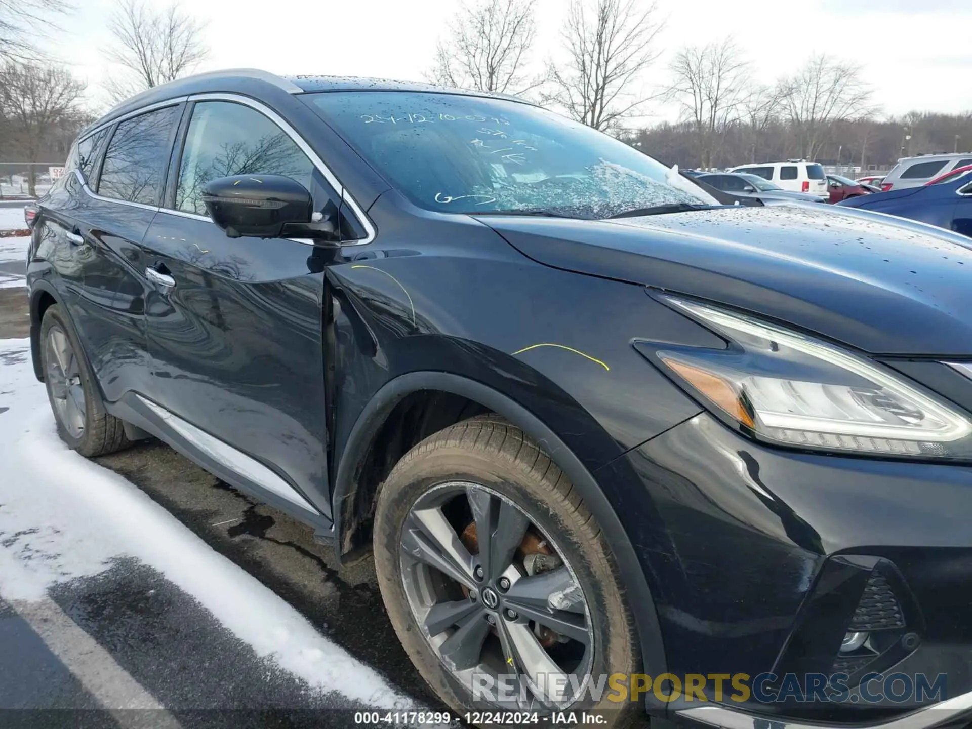 17 fotografías del automóvil dañado 5N1AZ2DS3MC144126 NISSAN MURANO 2021