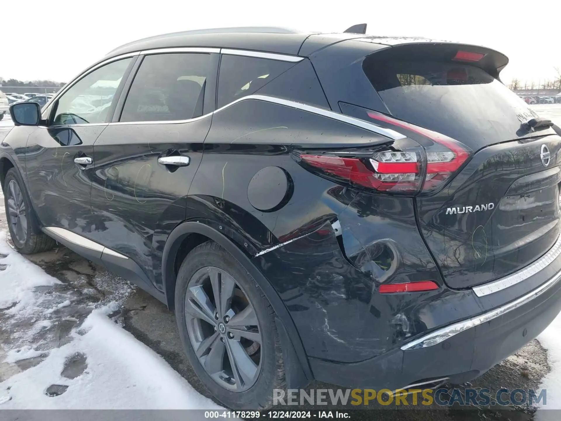 6 fotografías del automóvil dañado 5N1AZ2DS3MC144126 NISSAN MURANO 2021