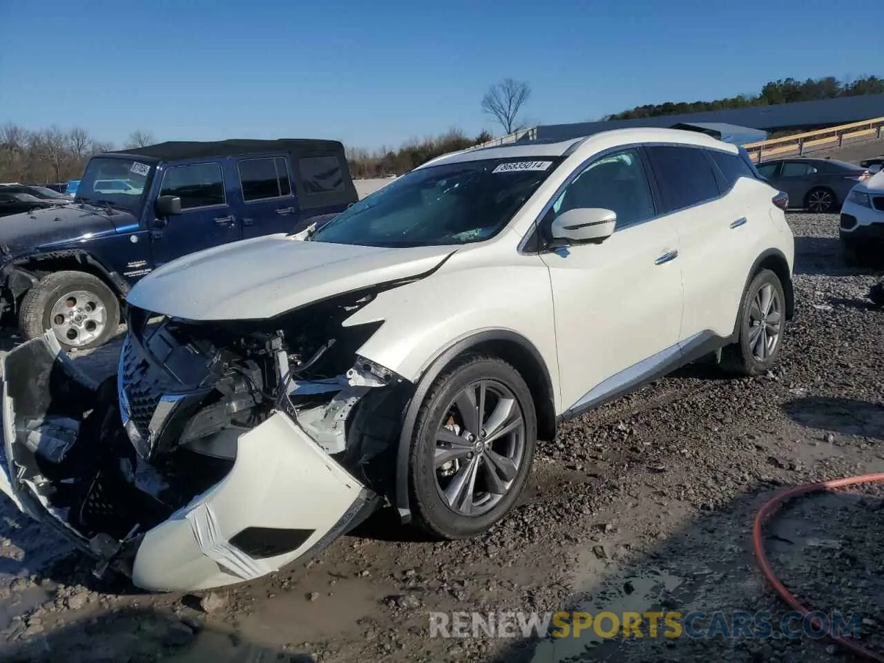 1 fotografías del automóvil dañado 5N1AZ2DS6MC104834 NISSAN MURANO 2021