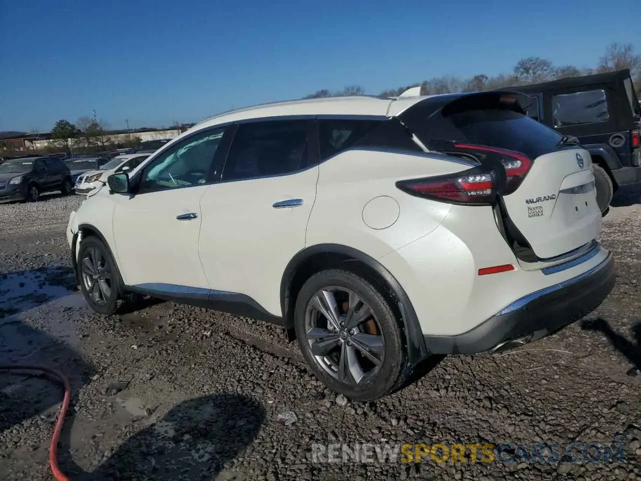 2 fotografías del automóvil dañado 5N1AZ2DS6MC104834 NISSAN MURANO 2021