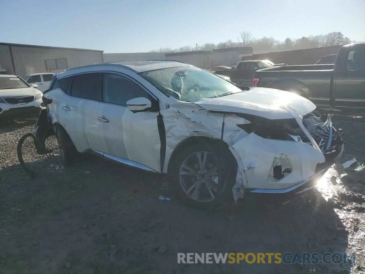 4 fotografías del automóvil dañado 5N1AZ2DS6MC104834 NISSAN MURANO 2021