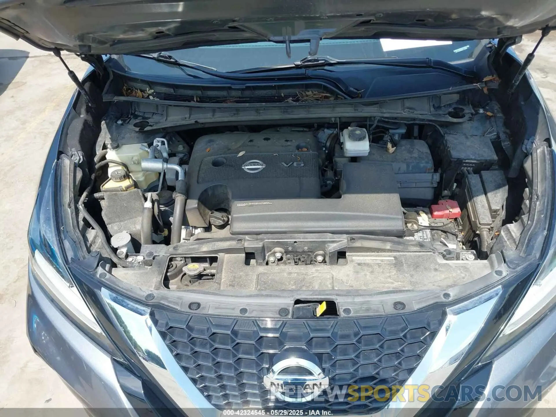 10 fotografías del automóvil dañado 5N1AZ2DS9MC103600 NISSAN MURANO 2021