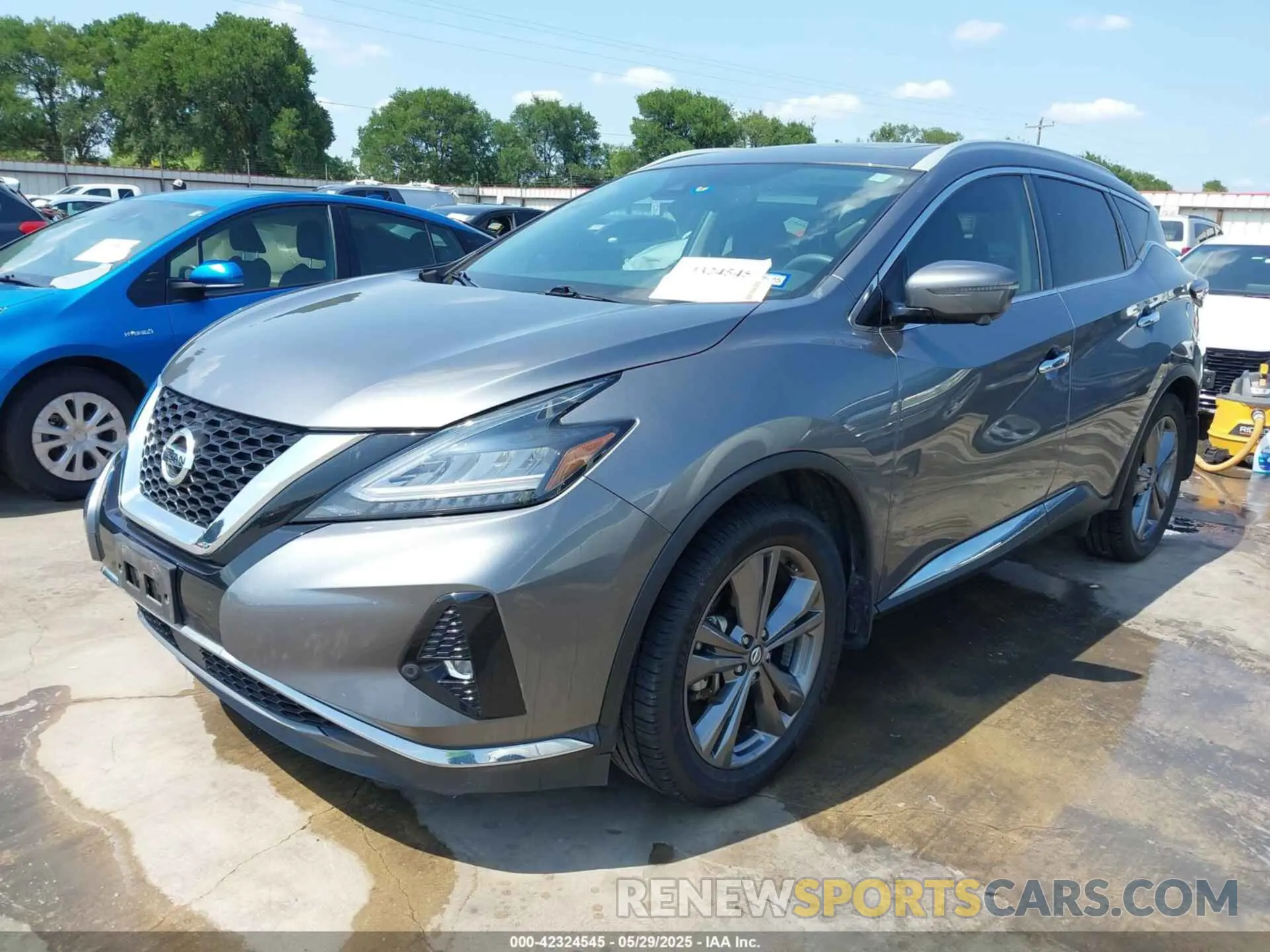2 fotografías del automóvil dañado 5N1AZ2DS9MC103600 NISSAN MURANO 2021