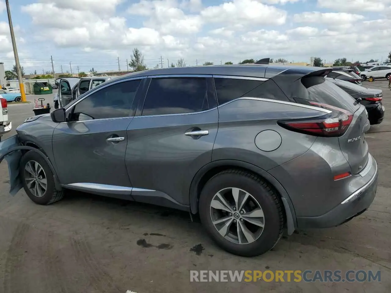 2 fotografías del automóvil dañado 5N1AZ2AJ3NC120292 NISSAN MURANO 2022