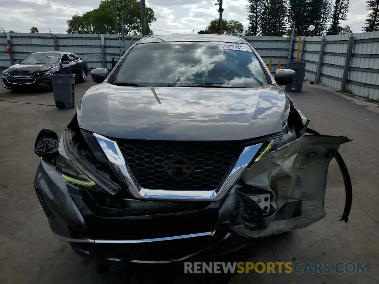 5 fotografías del automóvil dañado 5N1AZ2AJ3NC120292 NISSAN MURANO 2022