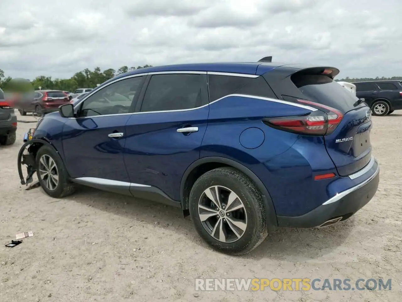 2 fotografías del automóvil dañado 5N1AZ2AJ5NC128894 NISSAN MURANO 2022