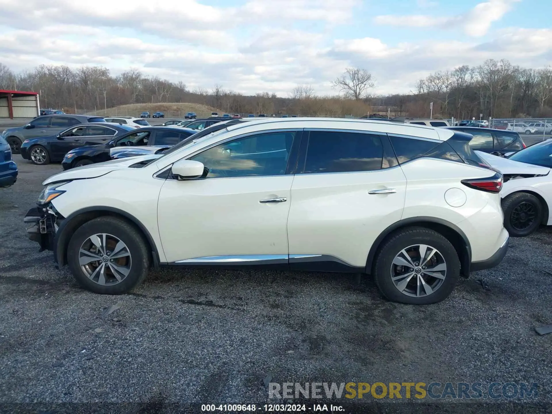 14 fotografías del automóvil dañado 5N1AZ2ASXNC123862 NISSAN MURANO 2022