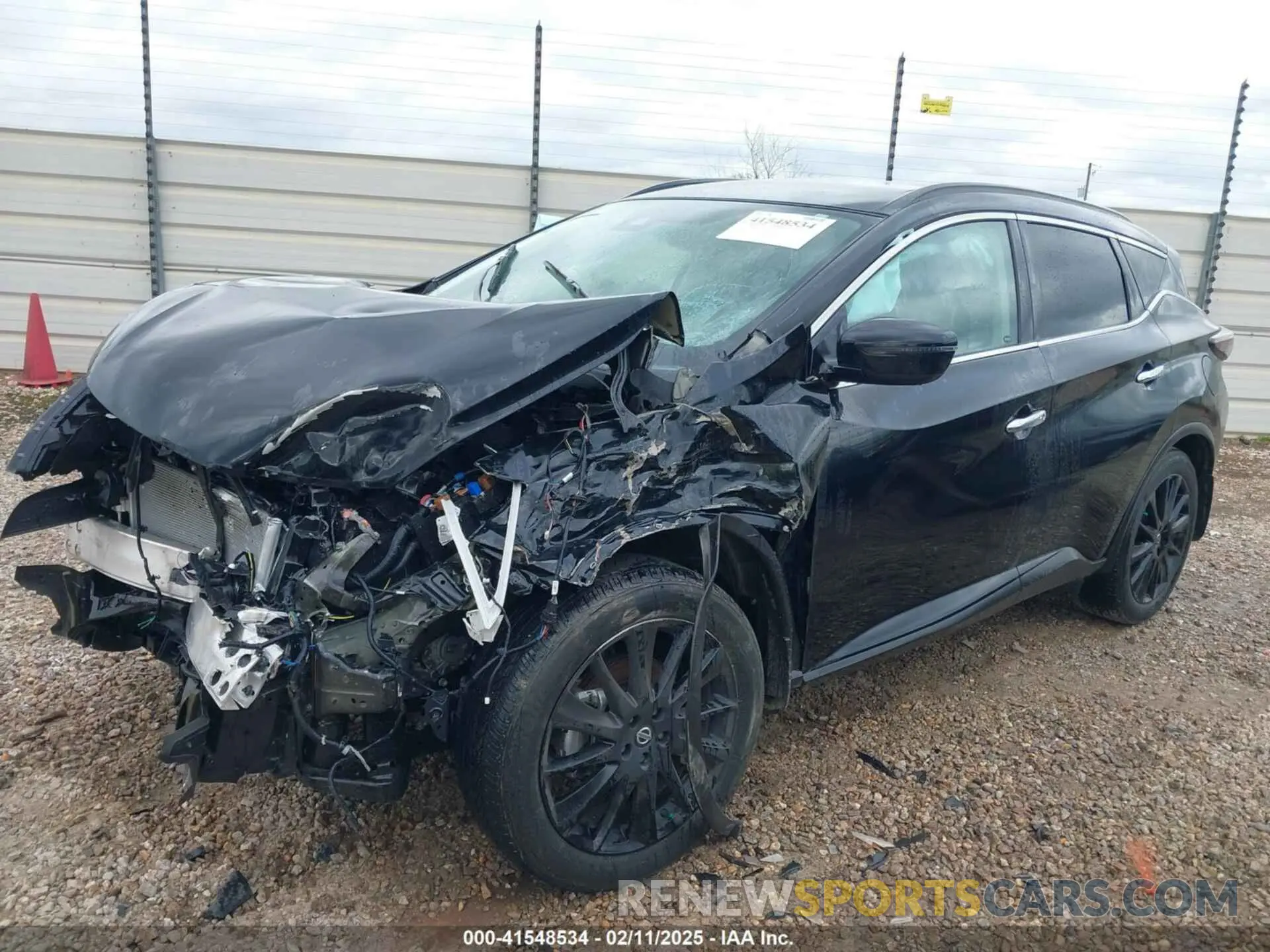 2 fotografías del automóvil dañado 5N1AZ2BJ3NC130058 NISSAN MURANO 2022