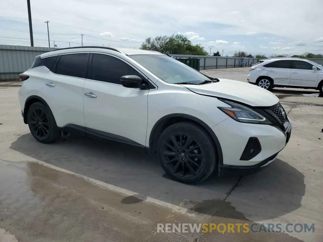 4 fotografías del automóvil dañado 5N1AZ2BJ4NC125001 NISSAN MURANO 2022