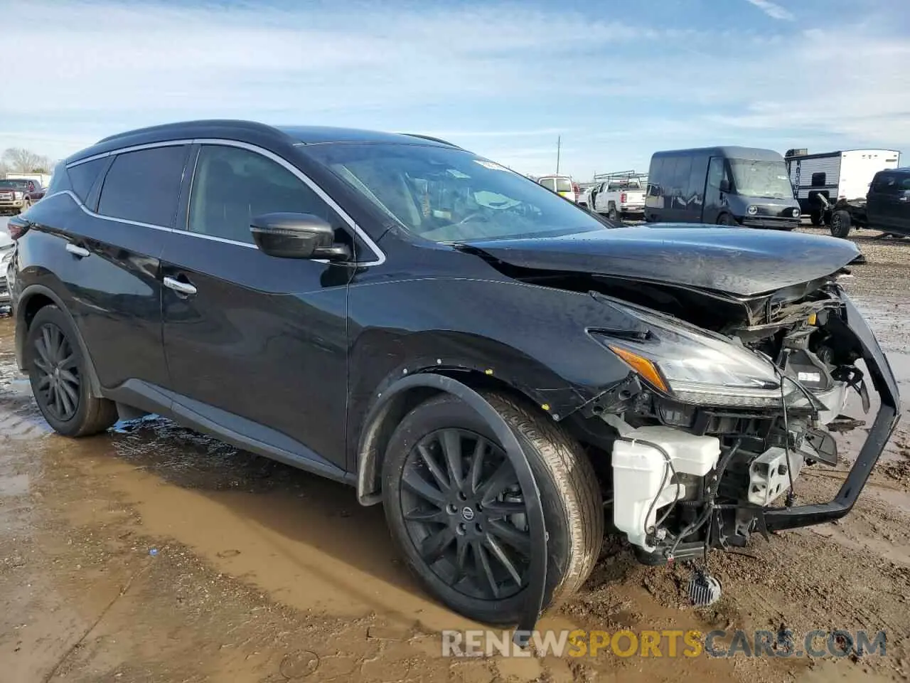 4 fotografías del automóvil dañado 5N1AZ2BS3NC130781 NISSAN MURANO 2022