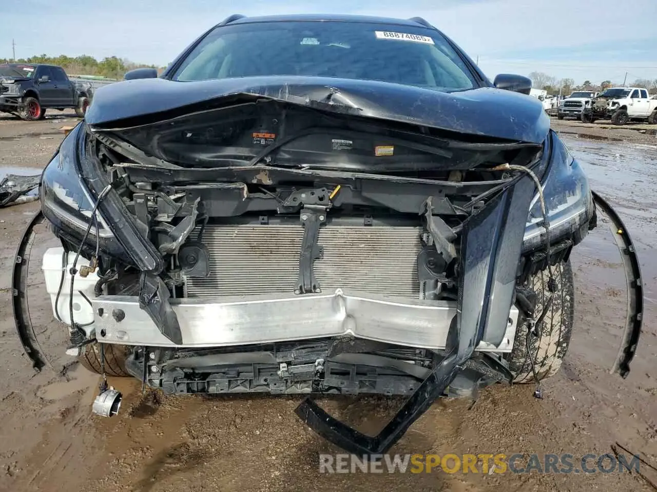 5 fotografías del automóvil dañado 5N1AZ2BS3NC130781 NISSAN MURANO 2022