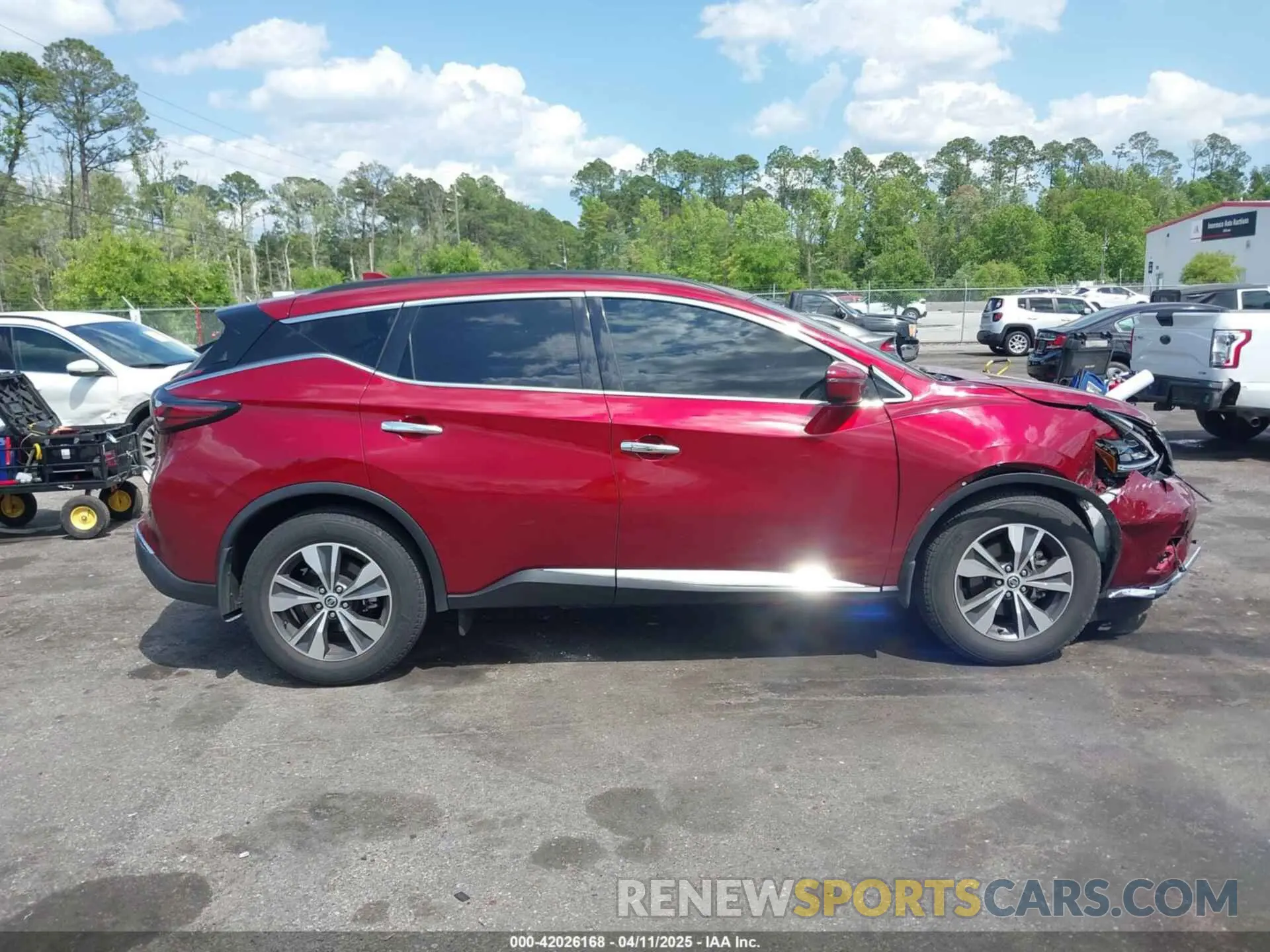 12 fotografías del automóvil dañado 5N1AZ2BS8NC126452 NISSAN MURANO 2022