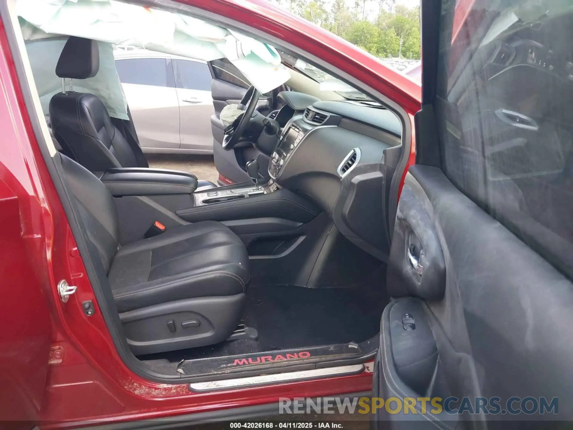 5 fotografías del automóvil dañado 5N1AZ2BS8NC126452 NISSAN MURANO 2022
