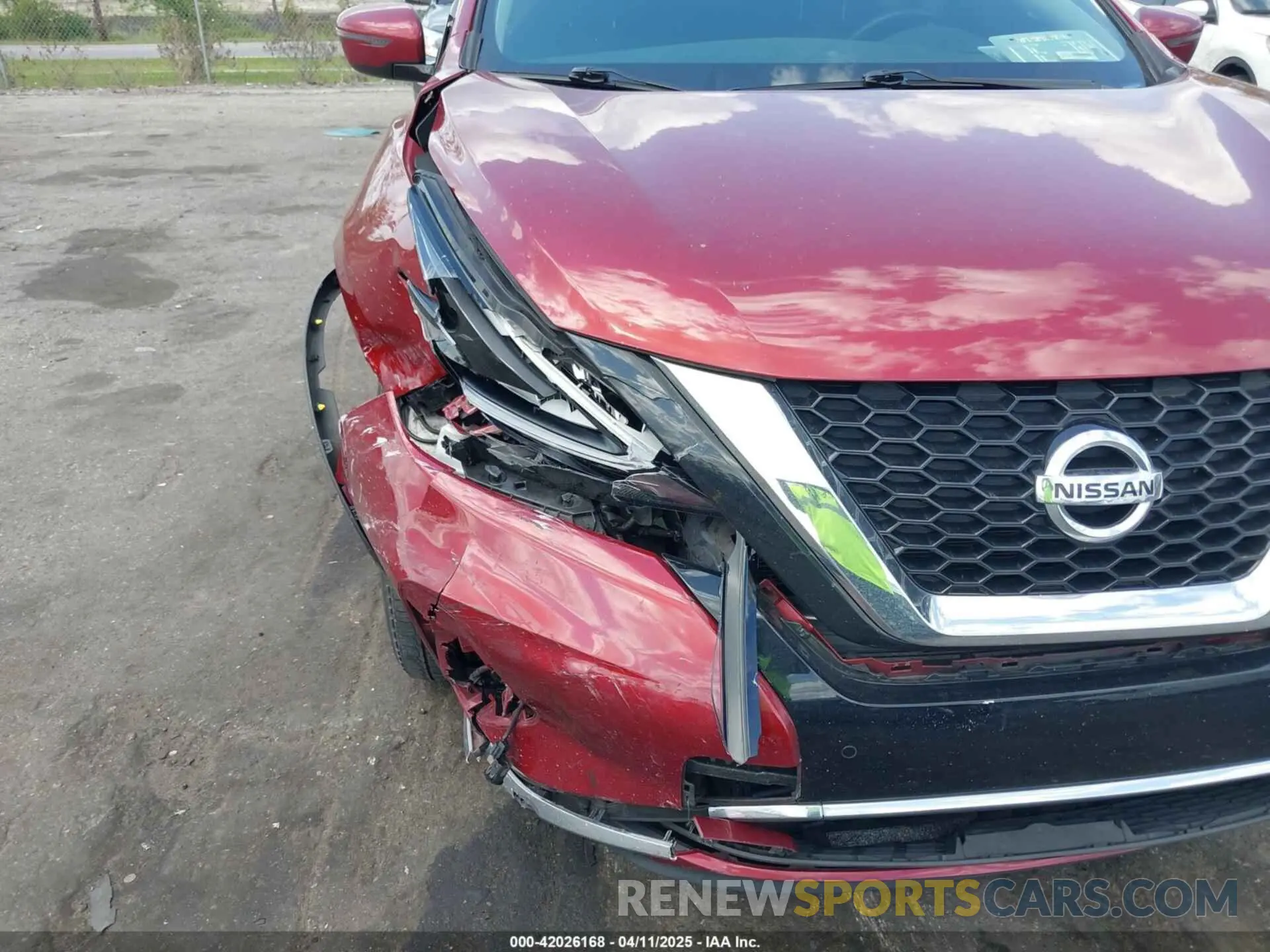 6 fotografías del automóvil dañado 5N1AZ2BS8NC126452 NISSAN MURANO 2022