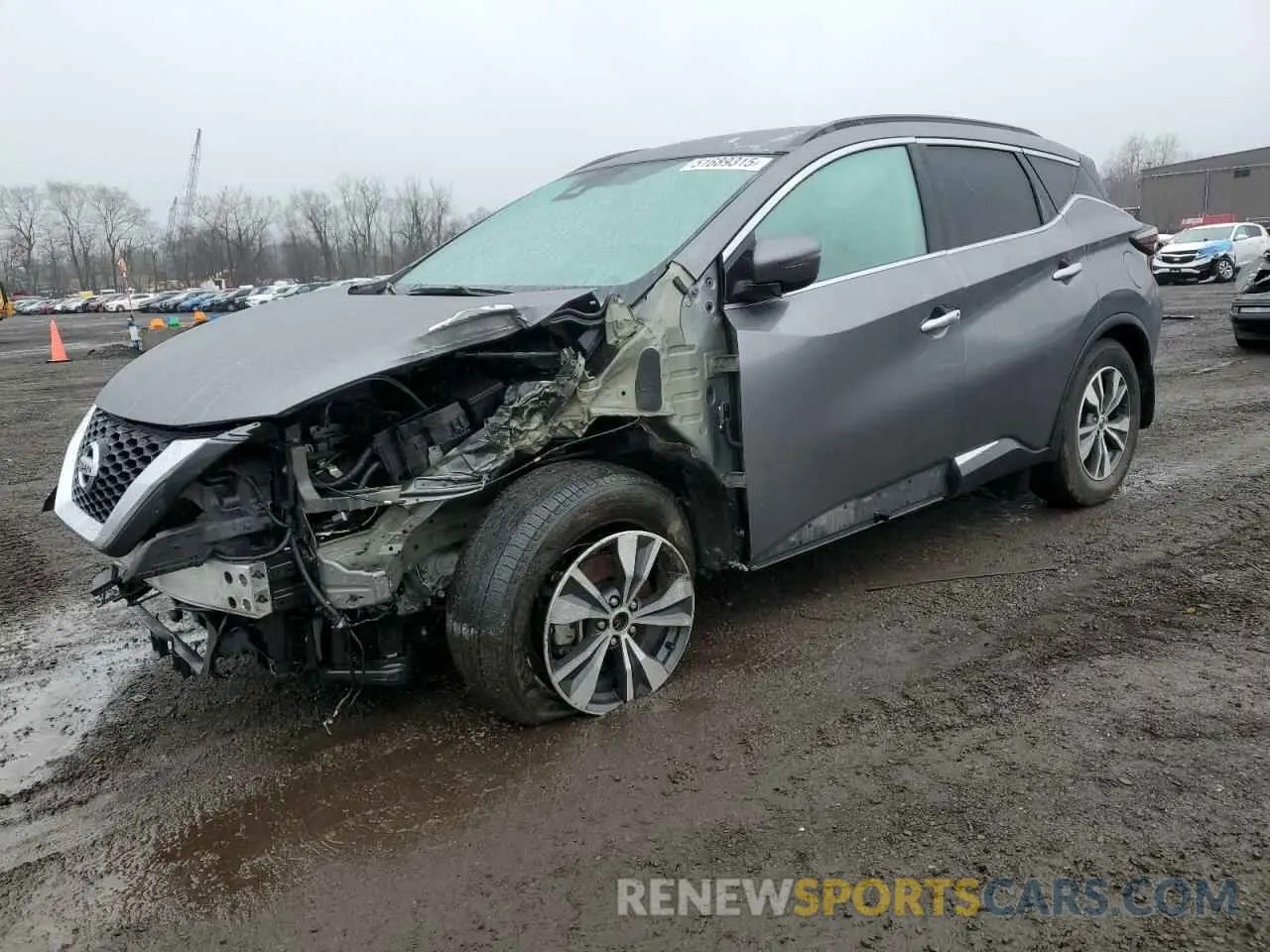 1 fotografías del automóvil dañado 5N1AZ2BSXNC127165 NISSAN MURANO 2022