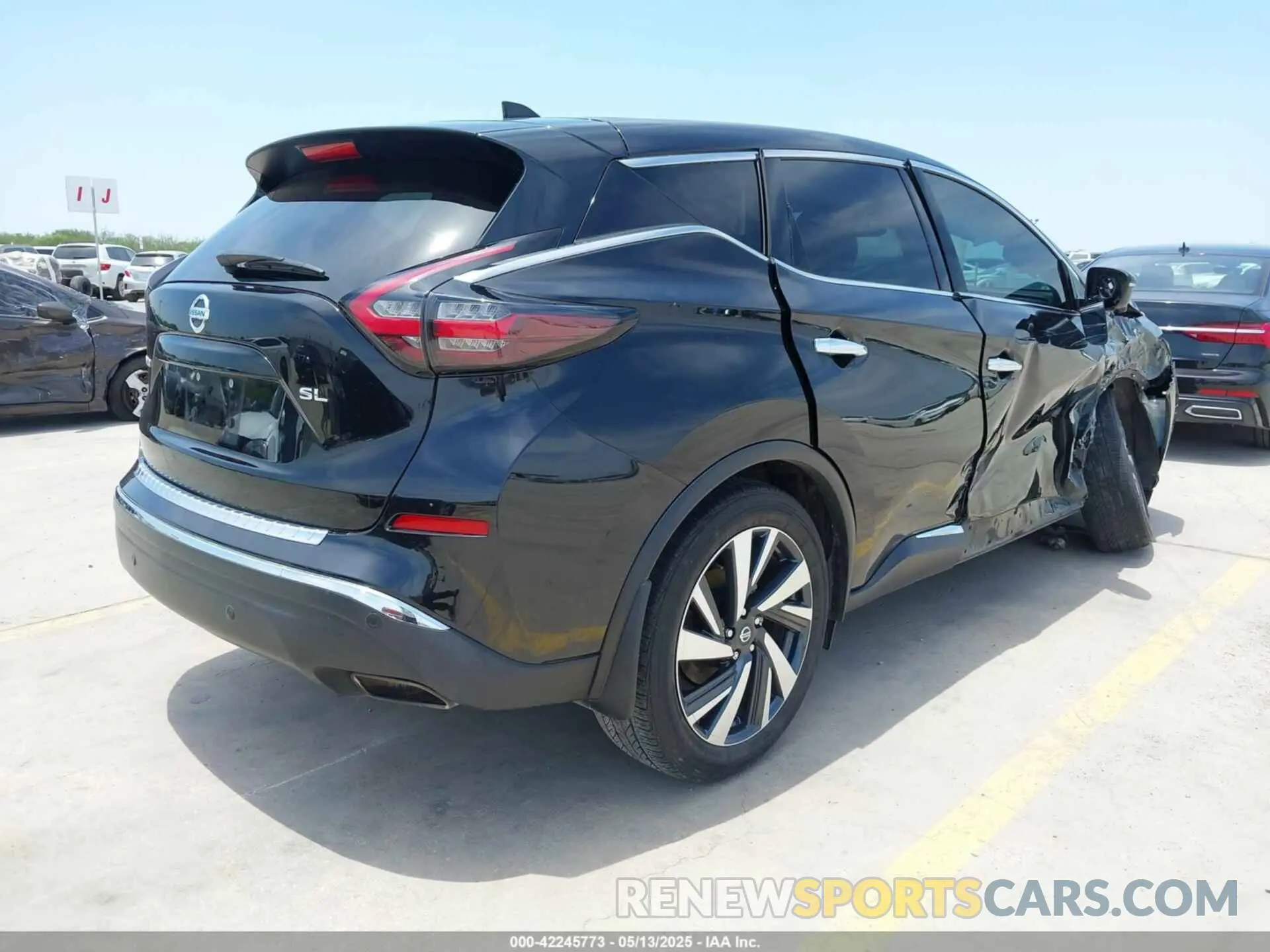 4 fotografías del automóvil dañado 5N1AZ2CJ4NC116622 NISSAN MURANO 2022