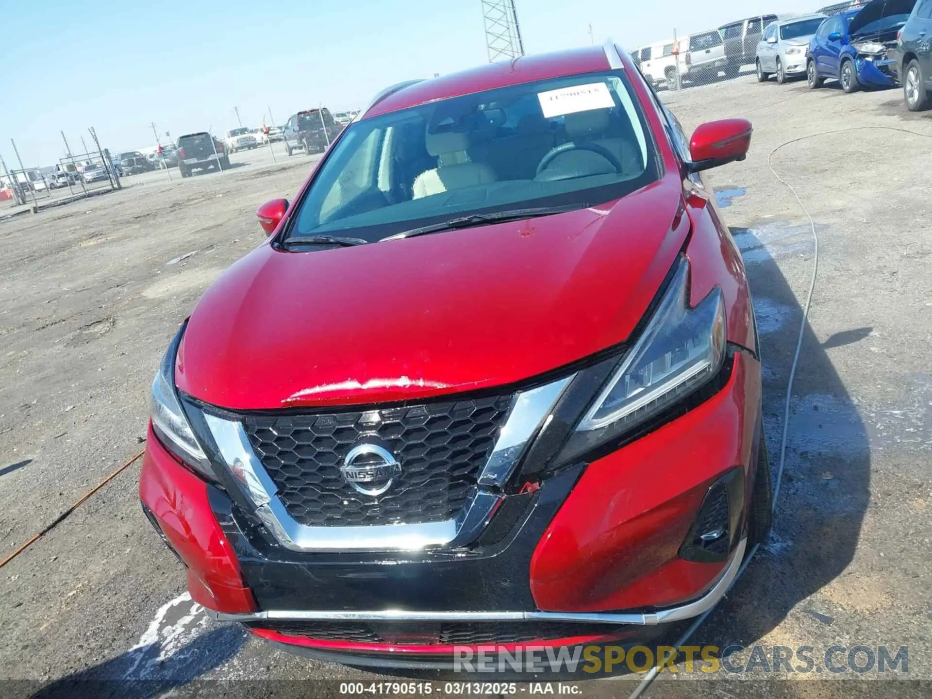 12 fotografías del automóvil dañado 5N1AZ2CJ8NC107826 NISSAN MURANO 2022