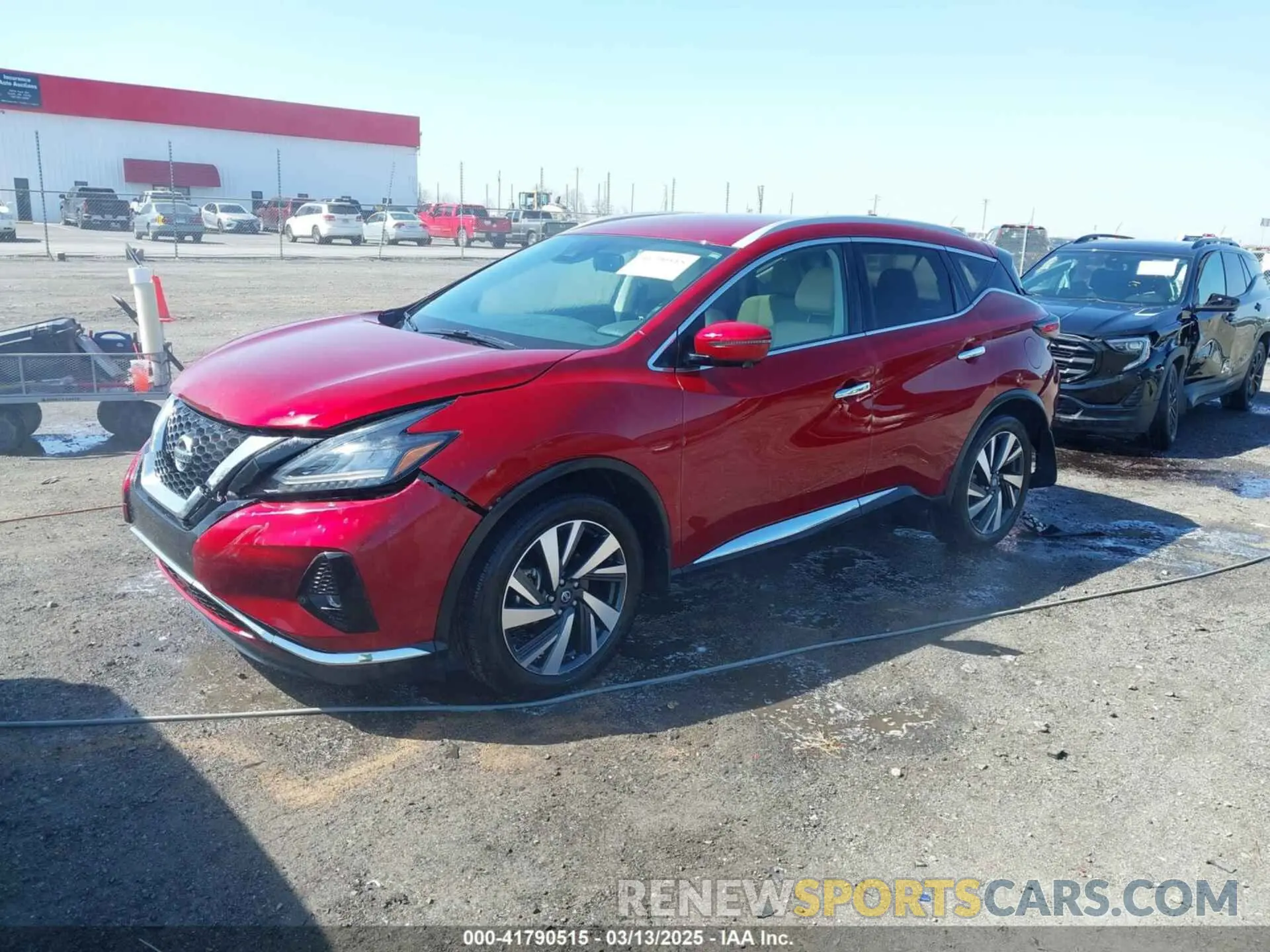 2 fotografías del automóvil dañado 5N1AZ2CJ8NC107826 NISSAN MURANO 2022